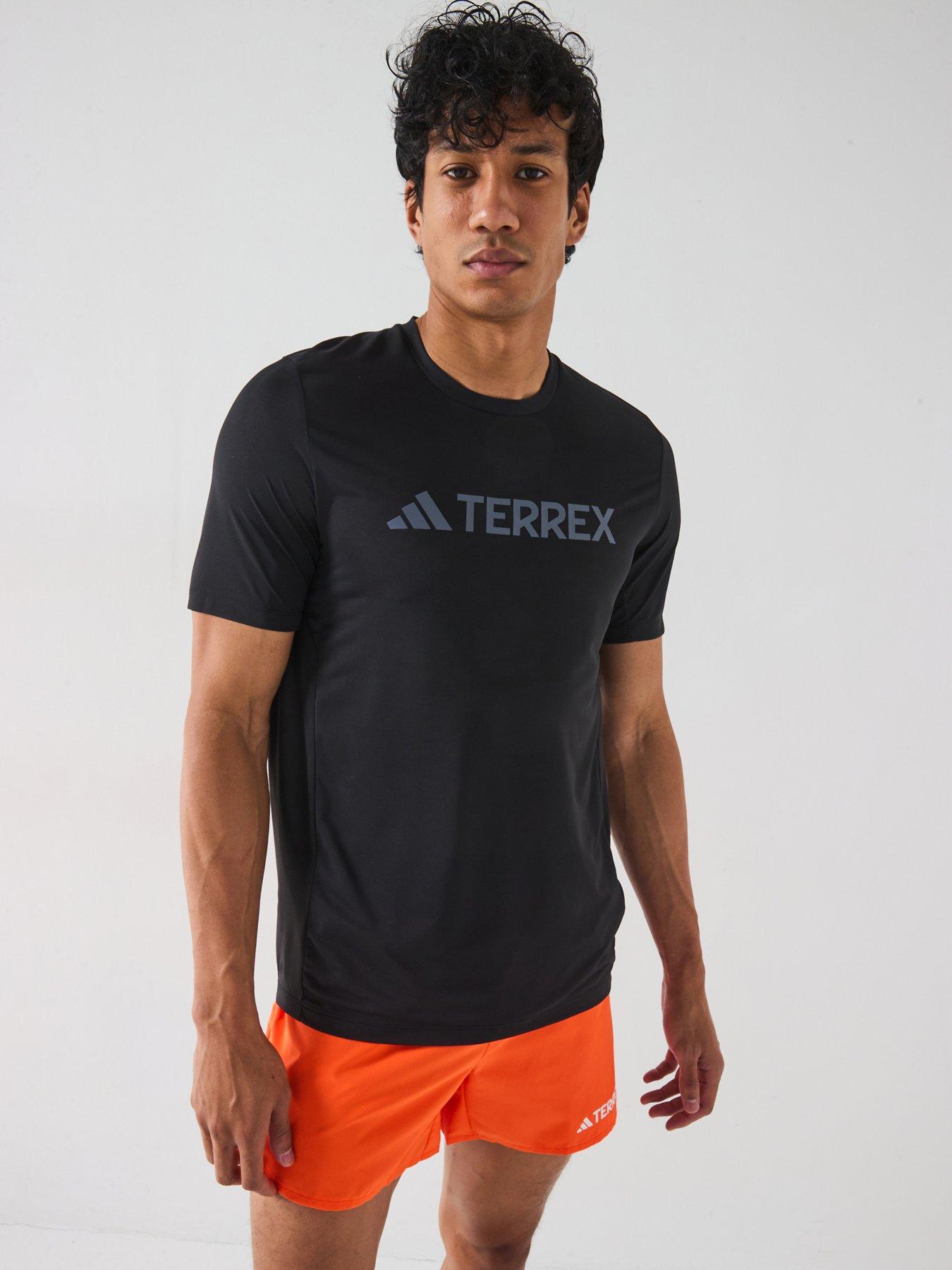 adidas Terrex Men's Mountain Logo Tech Tee - Black