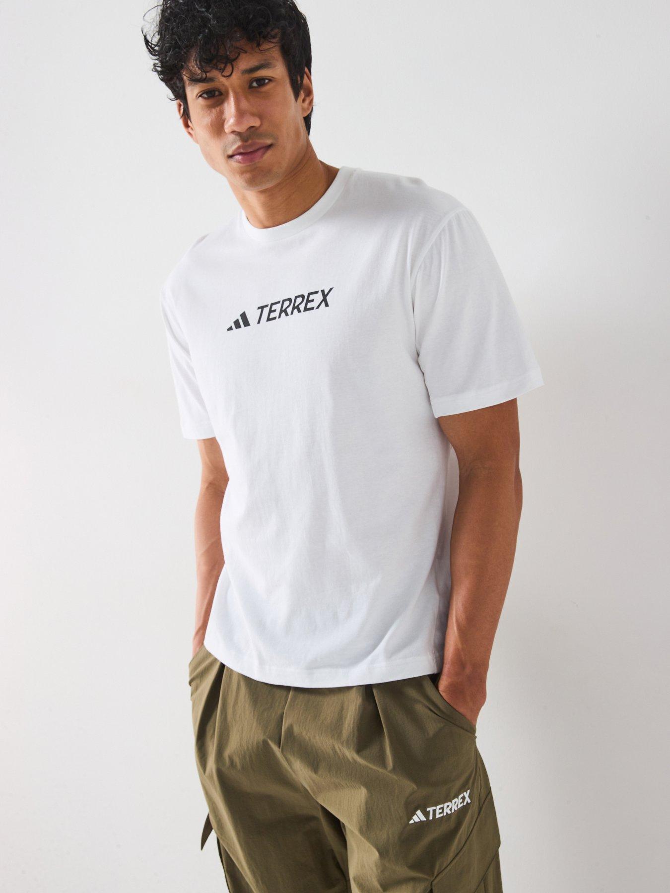  image of adidas-terrex-mens-logo-tee-white
