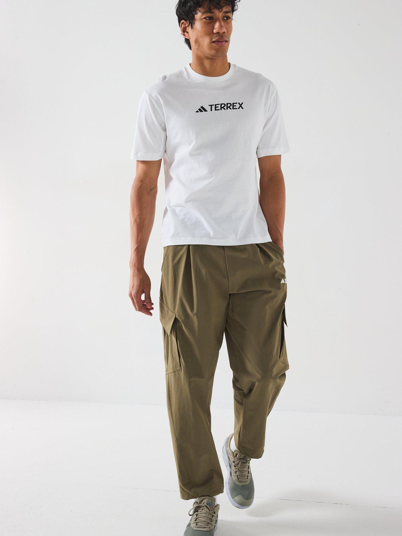  image of adidas-terrex-mens-logo-tee-white