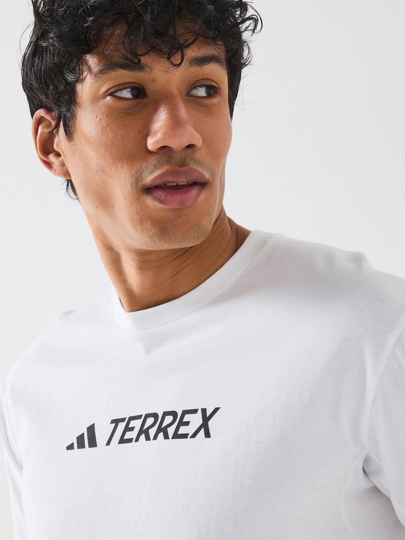  image of adidas-terrex-mens-logo-tee-white