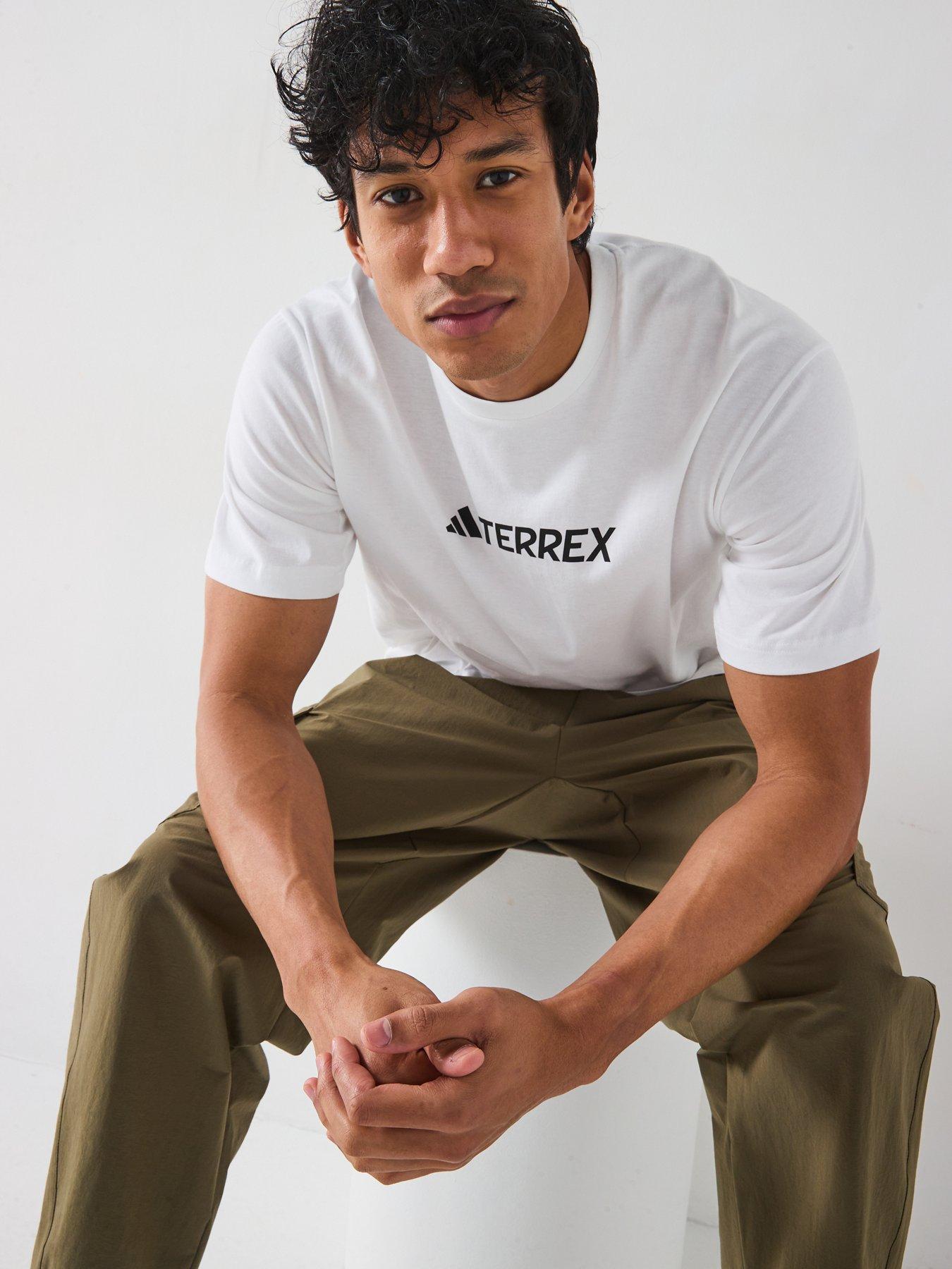  image of adidas-terrex-mens-logo-tee-white