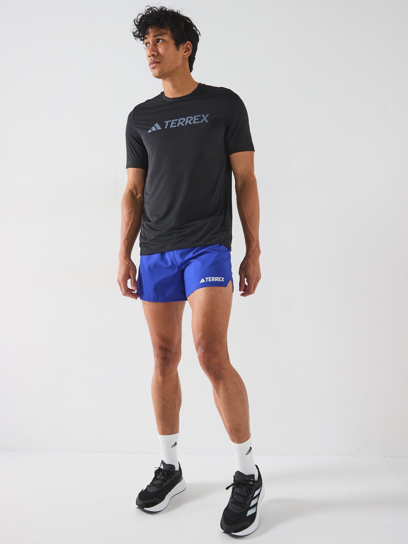  image of adidas-terrex-mens-xpr-5-inch-shorts-blue