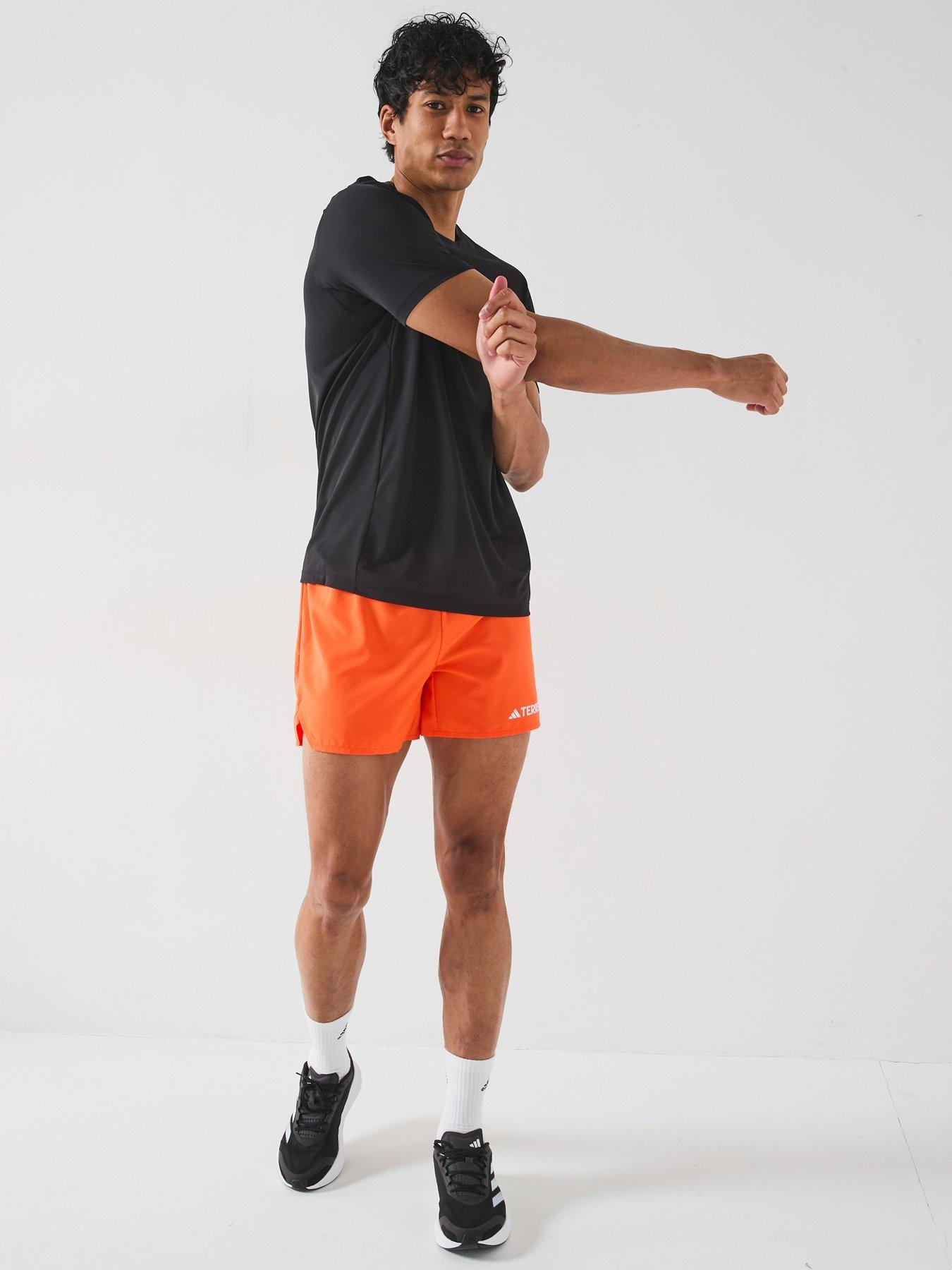  image of adidas-terrex-mens-xpr-5-inch-shorts-orange