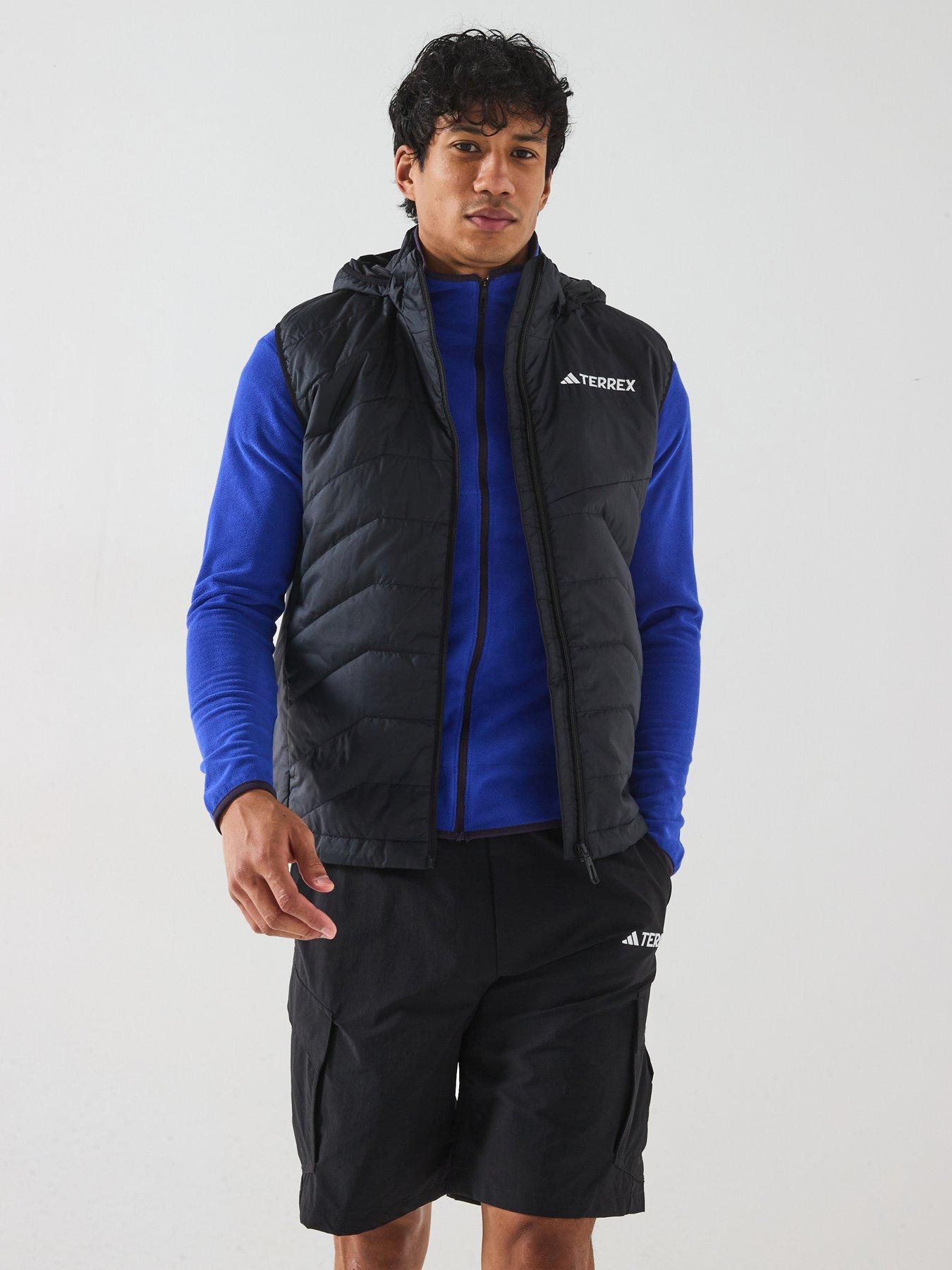 undefined Mens Mountain Insulated Hooded Vest - Black