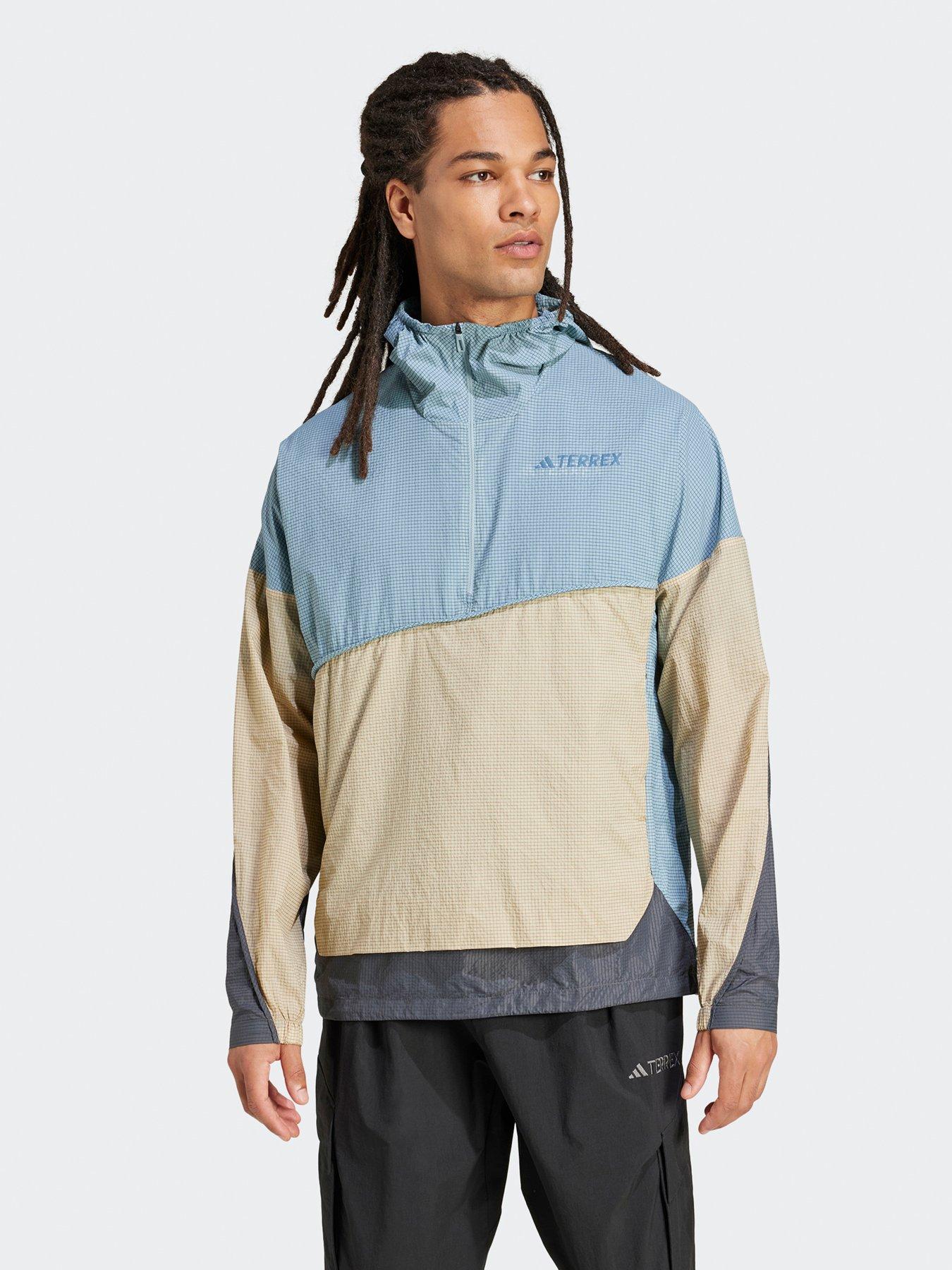  image of adidas-terrex-mens-xpl-wind-anorak-light-blue-grey