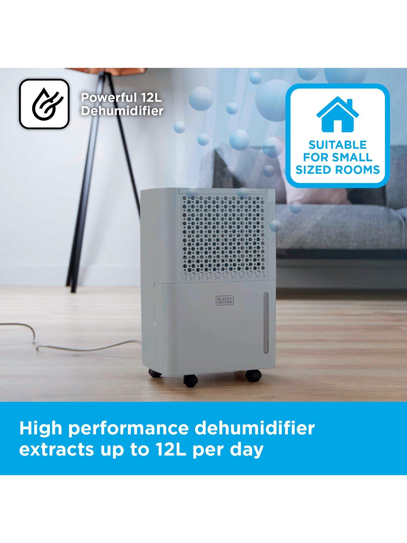  image of black-decker-12l-dehumidifier--grey