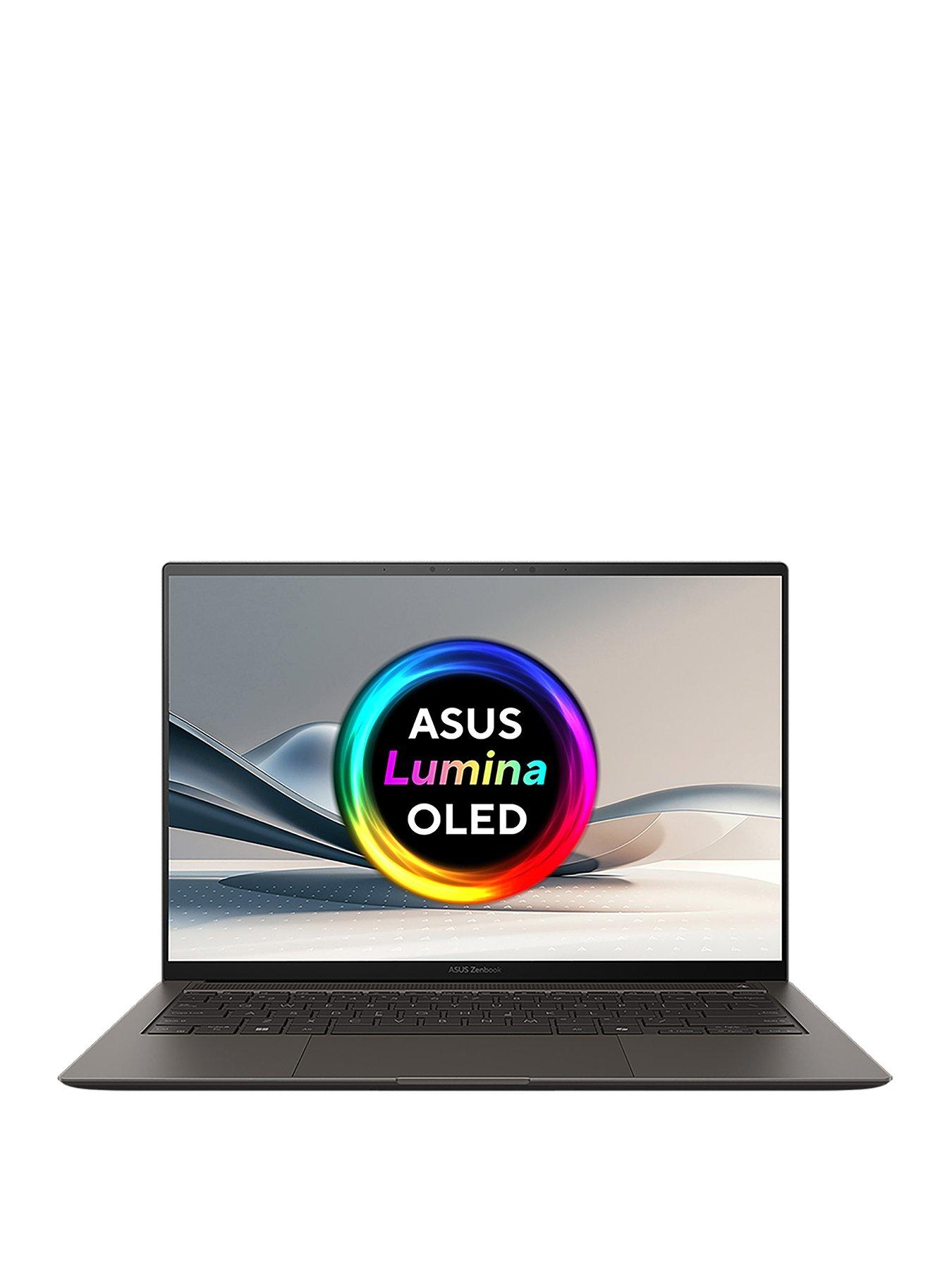 front image of asus-zenbook-14-oled-laptop-14in-3k-touchscreen-intel-core-ultra-7-32gb-ram-1tb-ssd