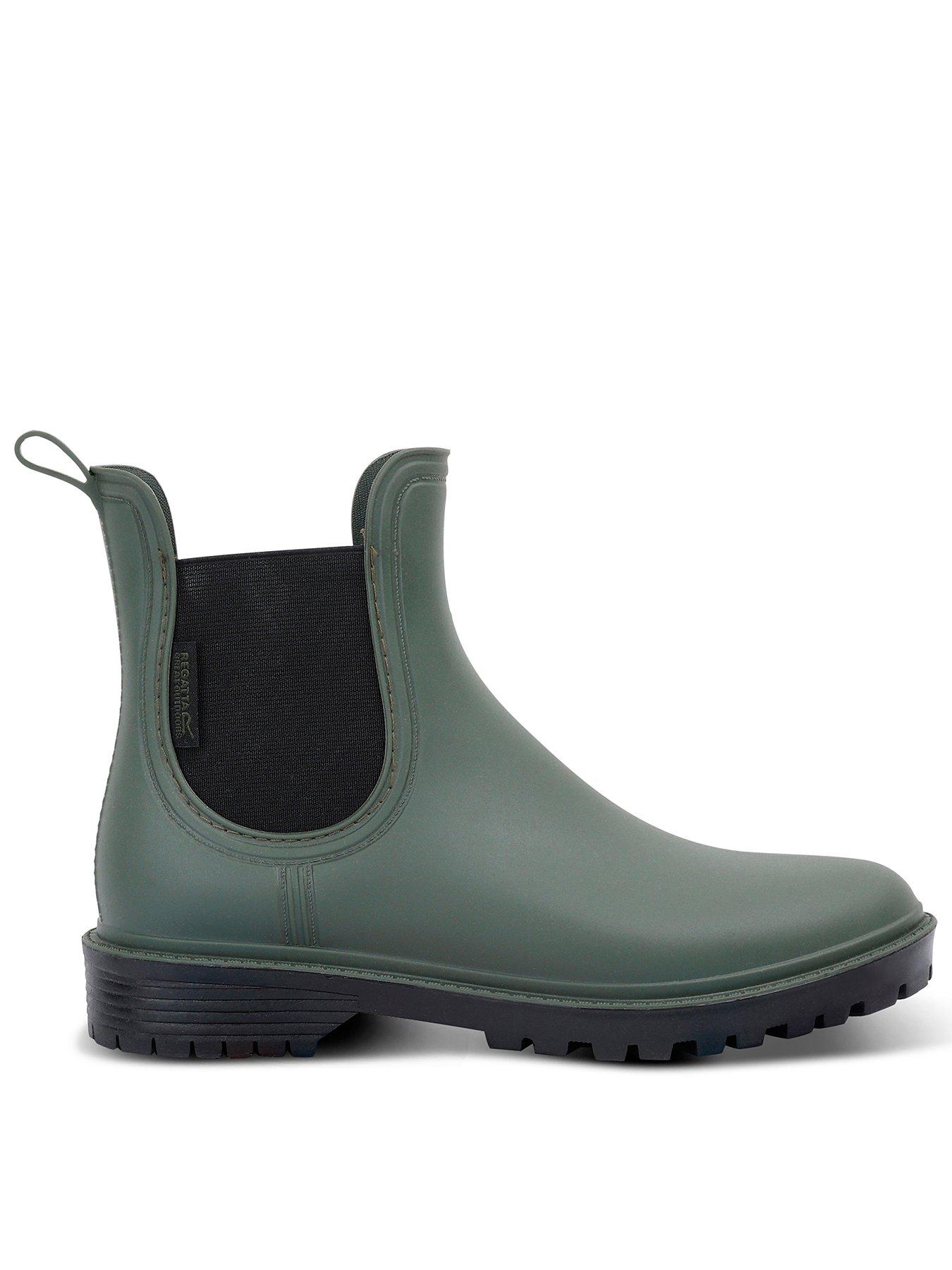  image of regatta-womens-lady-harriett-ankle-welly--green