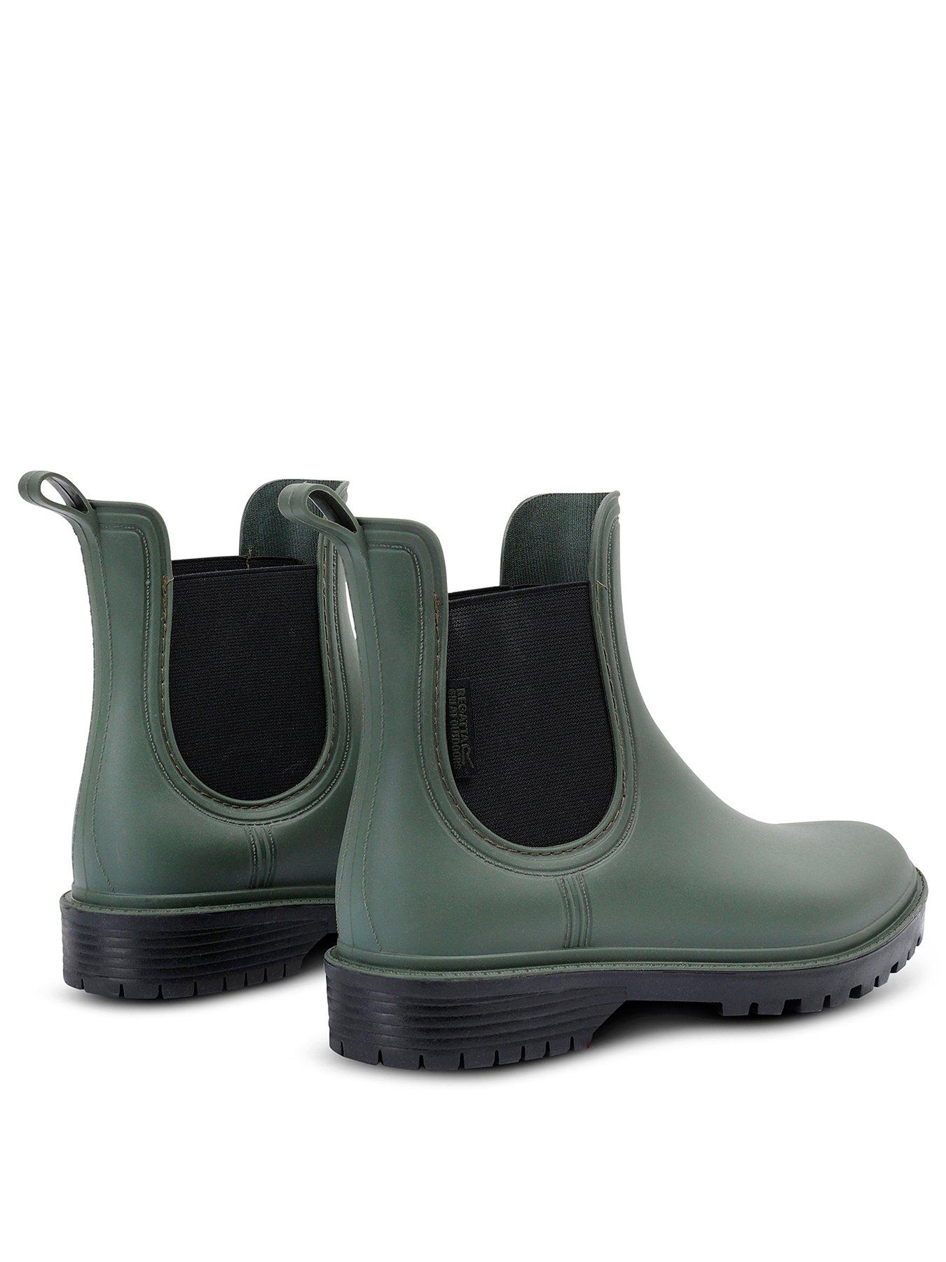  image of regatta-womens-lady-harriett-ankle-welly--green