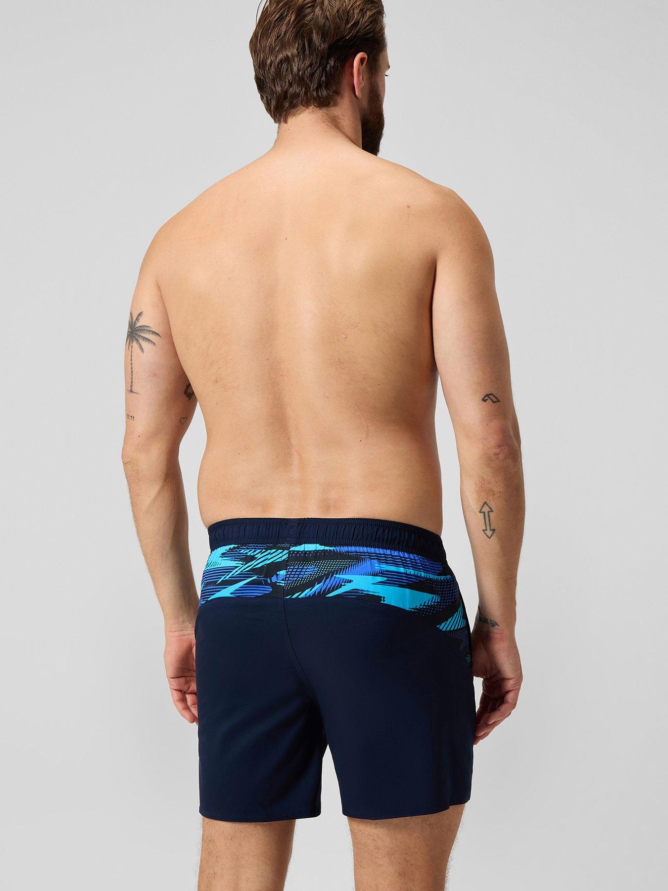  image of speedo-mens-xpress-lite-panel-16-inch-watershort-blue