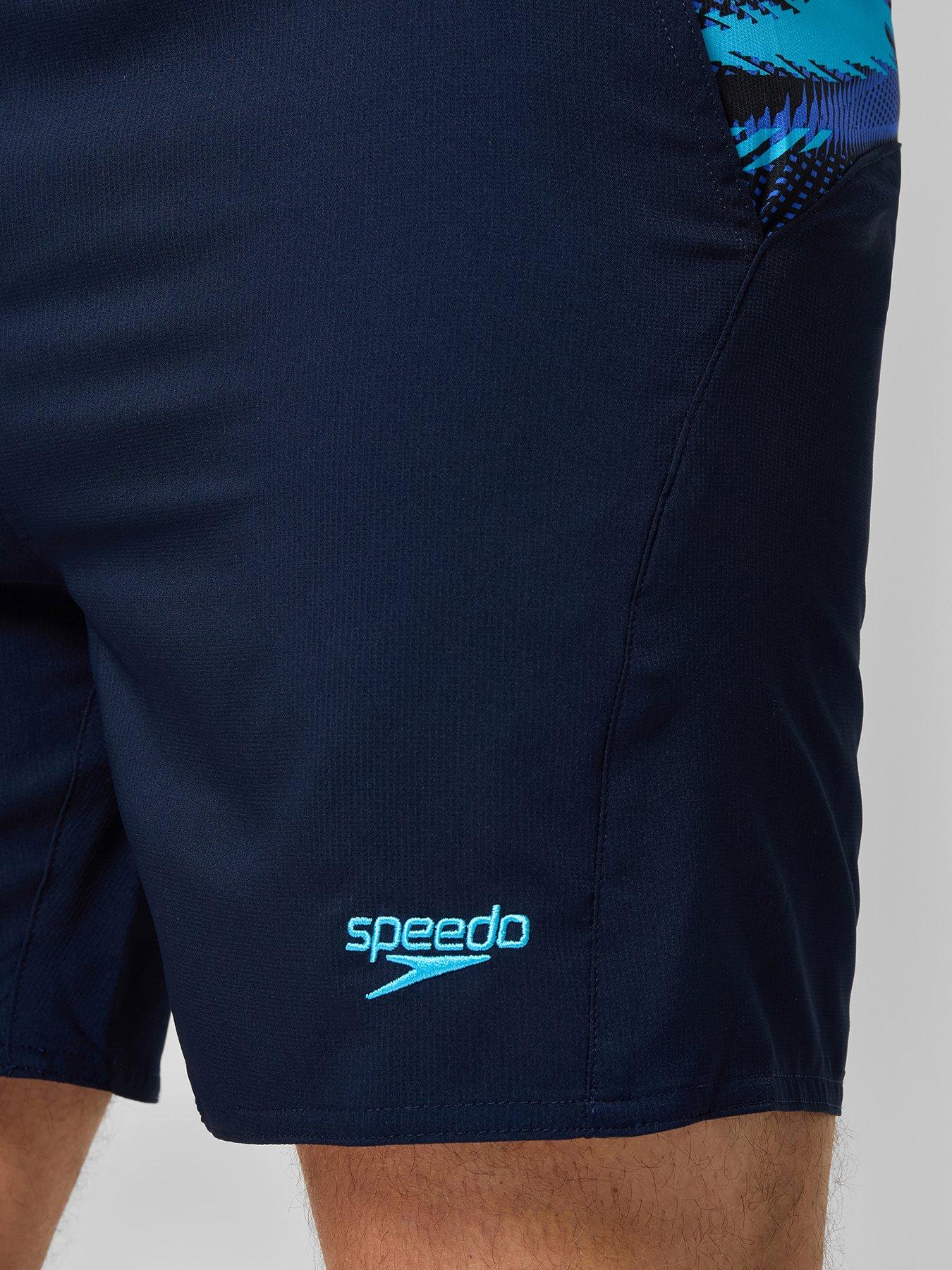  image of speedo-mens-xpress-lite-panel-16-inch-watershort-blue