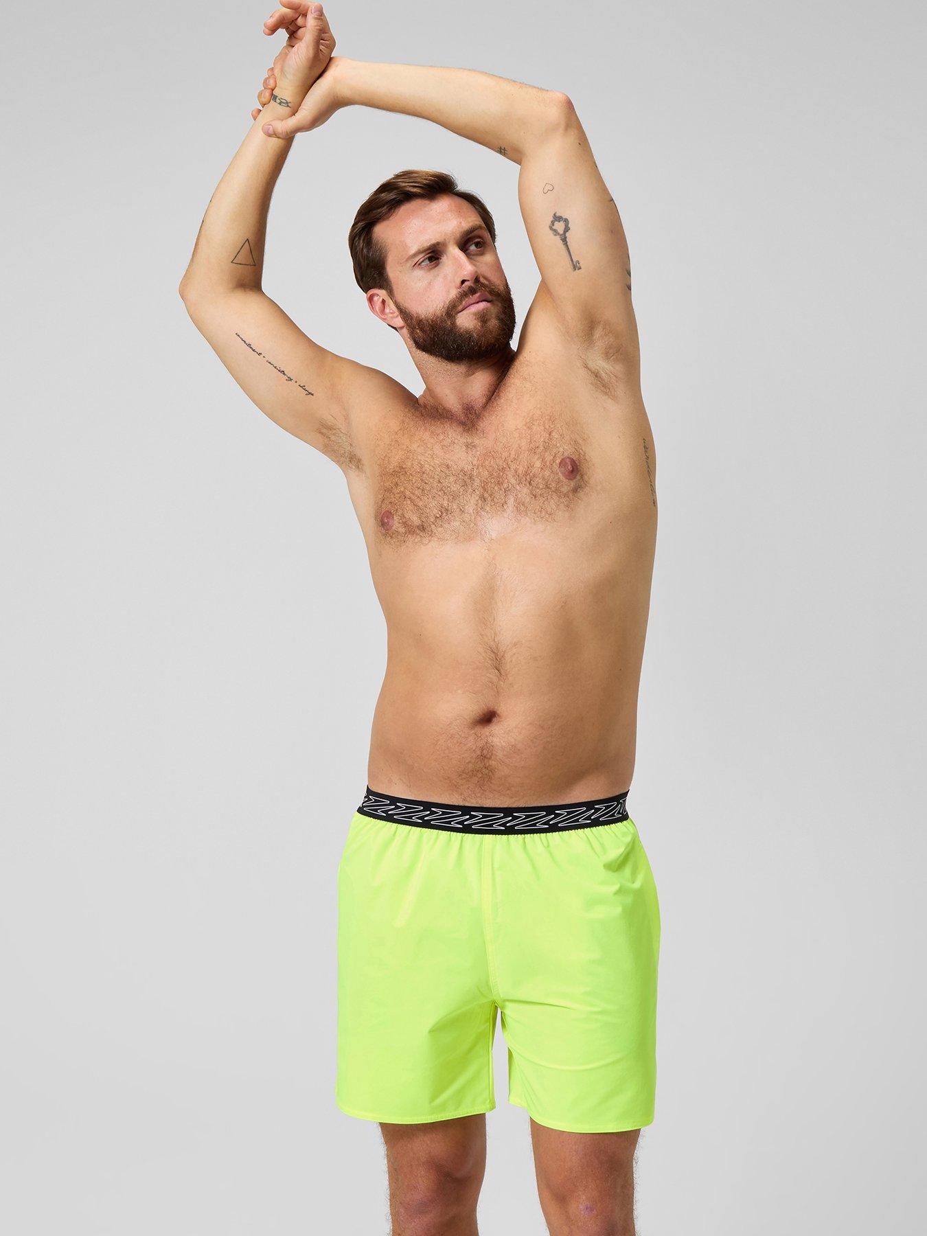 speedo-mens-hyperboom-band-16-inch-watershort-yellow