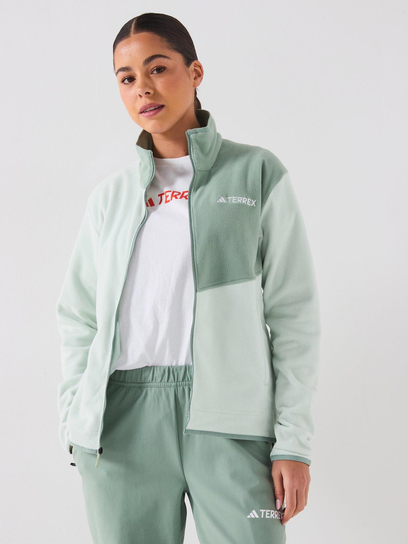 adidas-terrex-womens-mountain-full-zip-fleece-green