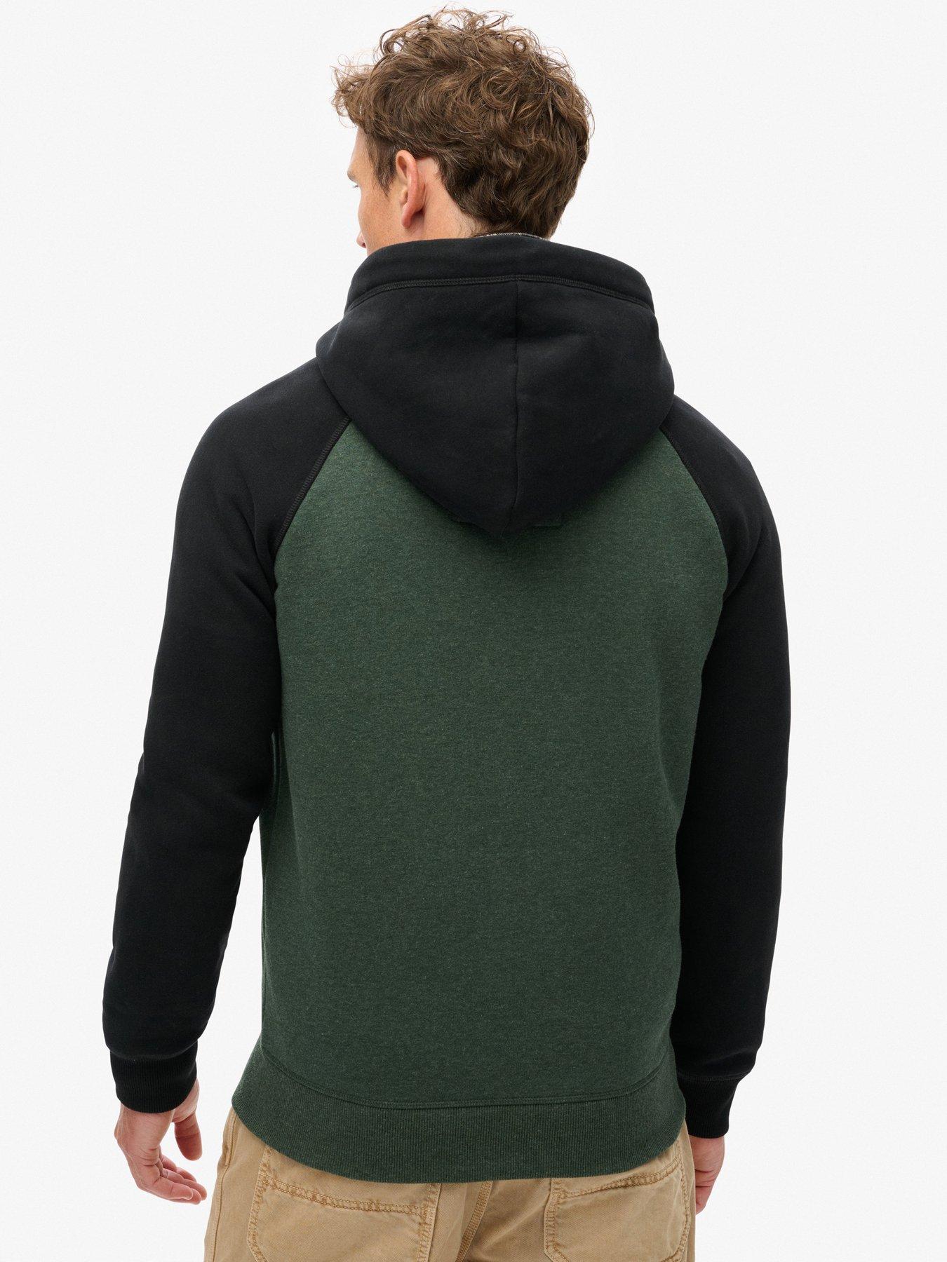  image of superdry-essential-baseball-zip-hoodie-black