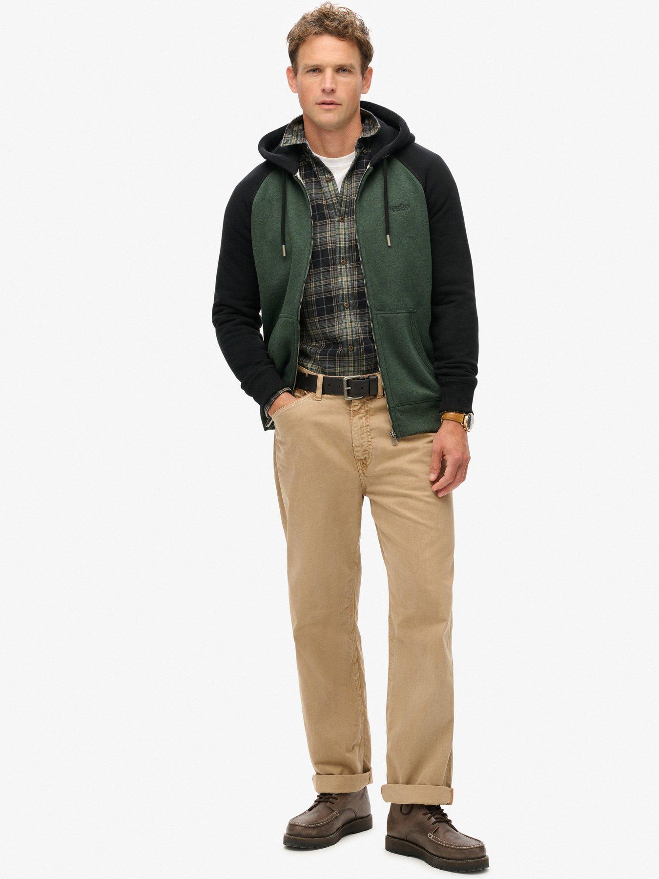  image of superdry-essential-baseball-zip-hoodie-black