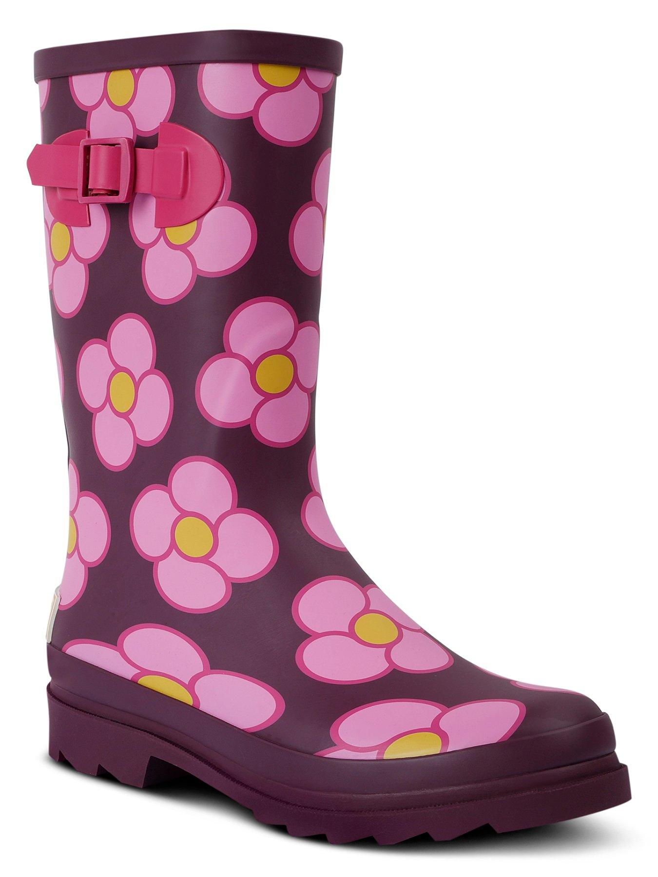  image of regatta-womens-orla-quarter-welly--pink