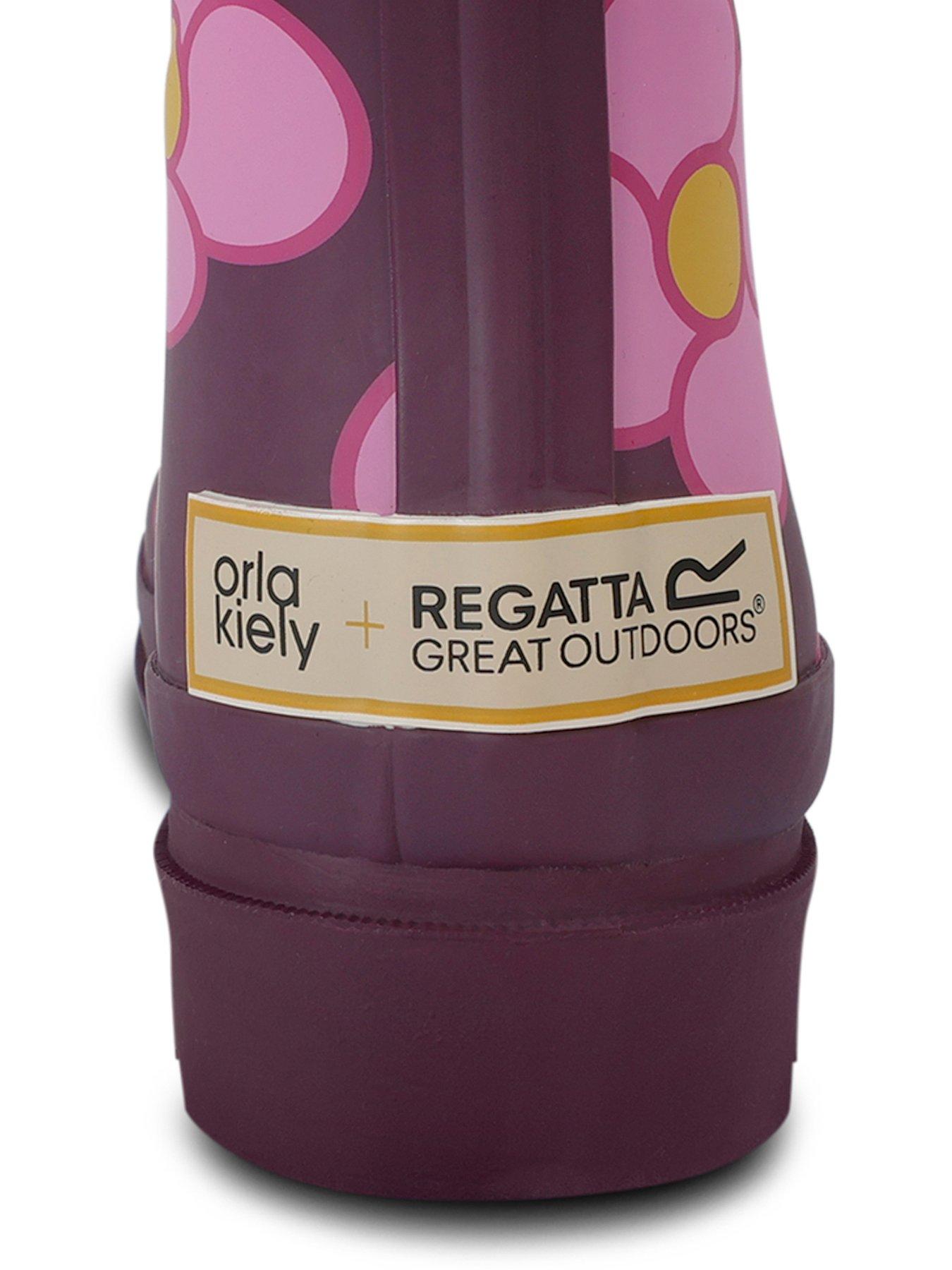  image of regatta-womens-orla-quarter-welly--pink