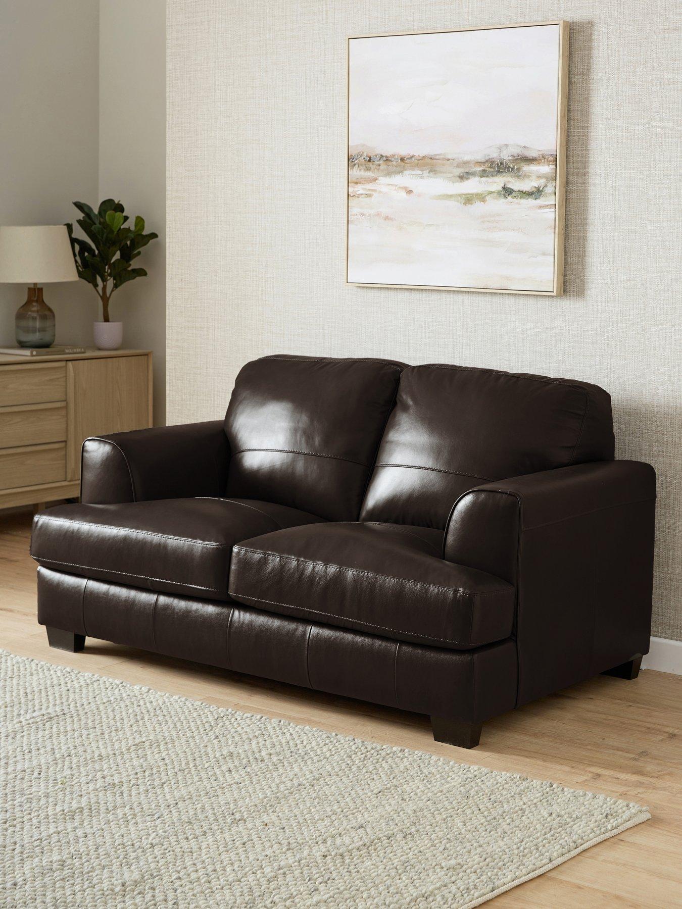 The Very Collection Astoria Italian Leather 2 Seater Sofa
