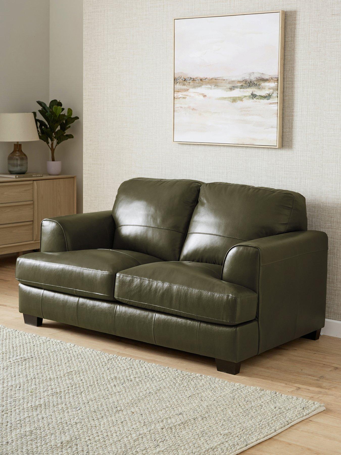 The Very Collection Astoria Italian Leather 2 Seater Sofa - FSC® Certified