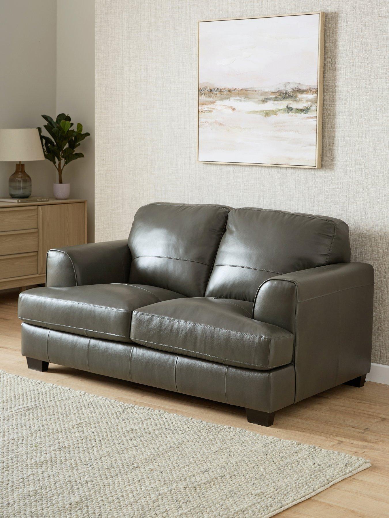 The Very Collection Astoria Italian Leather 2 Seater Sofa - FSC® Certified