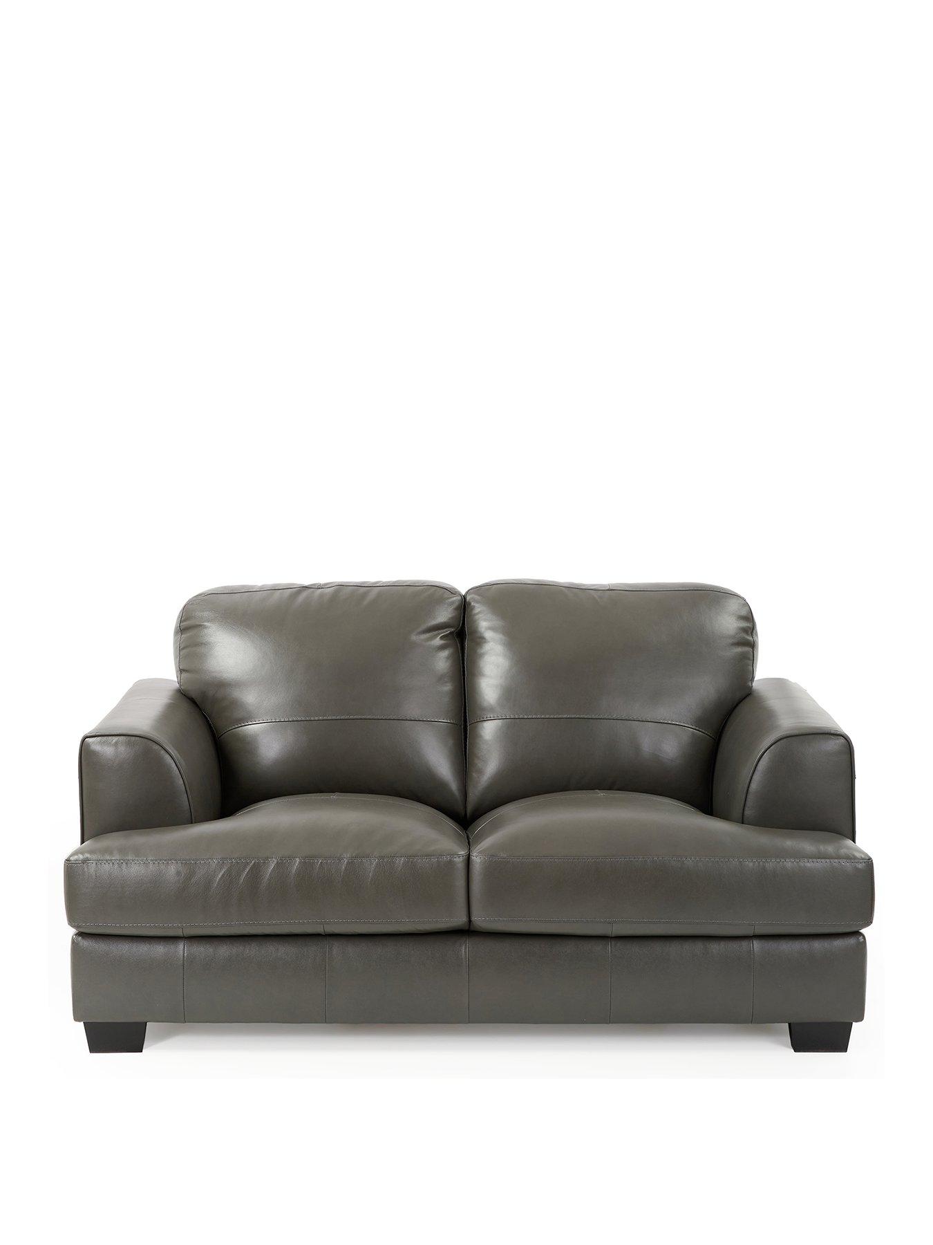 Image 2 of 7 of Very Home Astoria Italian Leather 2 Seater Sofa