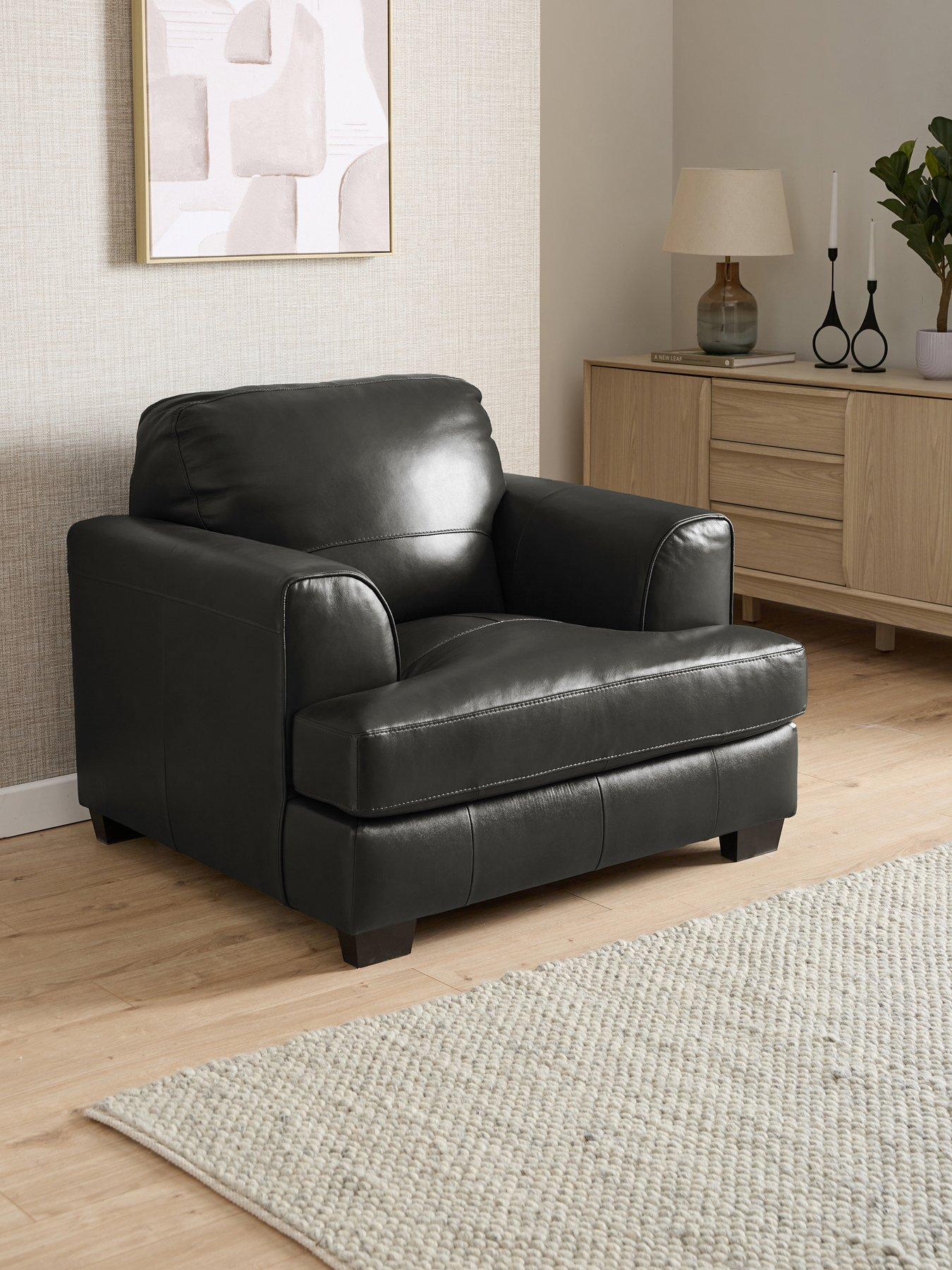 The Very Collection Astoria Italian Leather Armchair - FSC® Certified