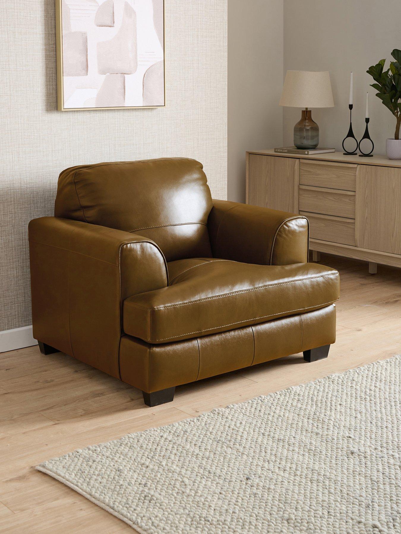The Very Collection Astoria Italian Leather Armchair - FSC® Certified
