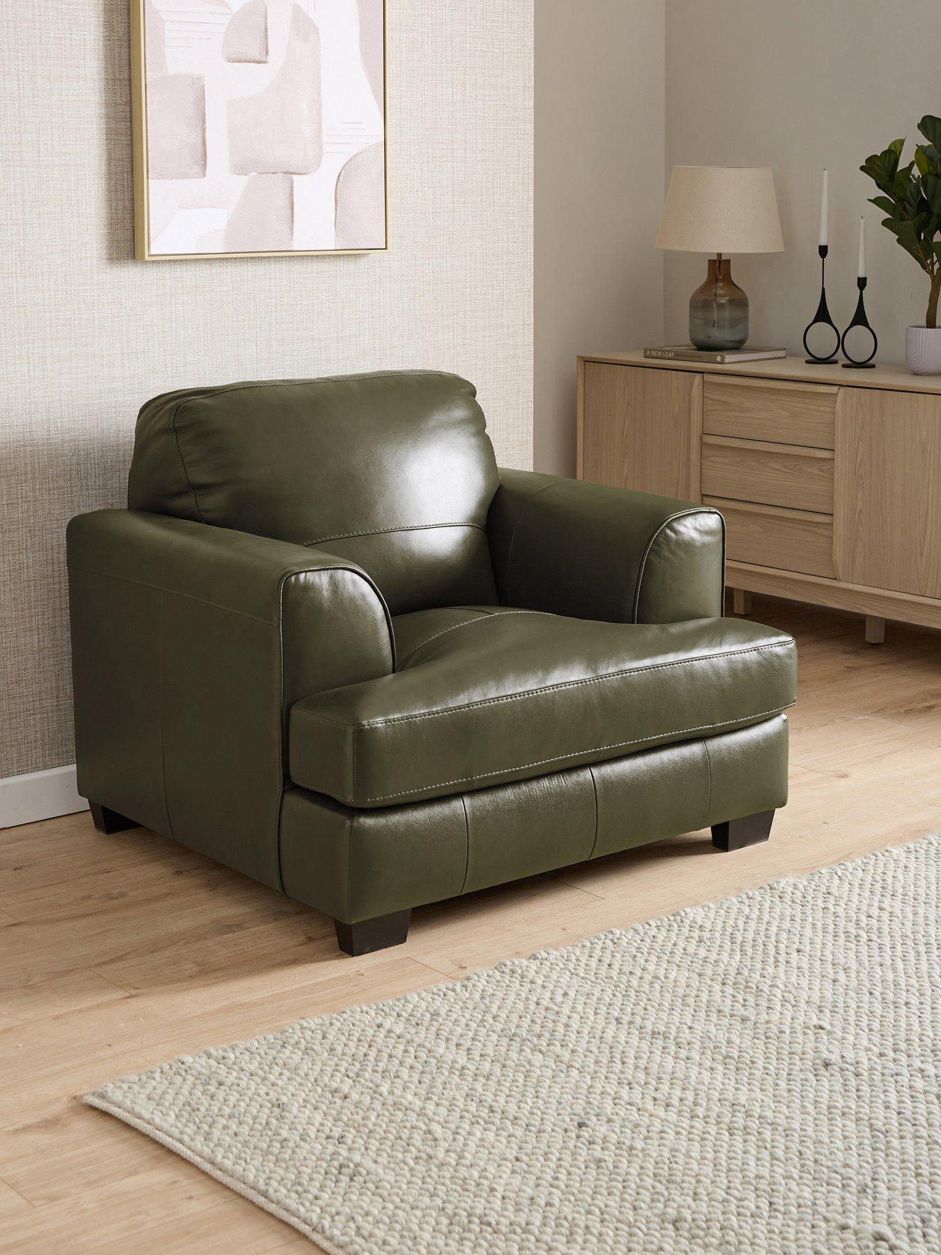 The Very Collection Astoria Italian Leather Armchair - FSC® Certified
