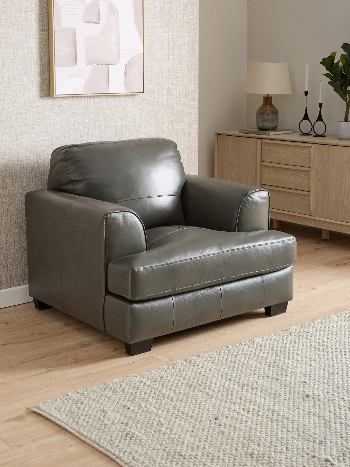 The Very Collection Astoria Italian Leather Armchair - FSC® Certified