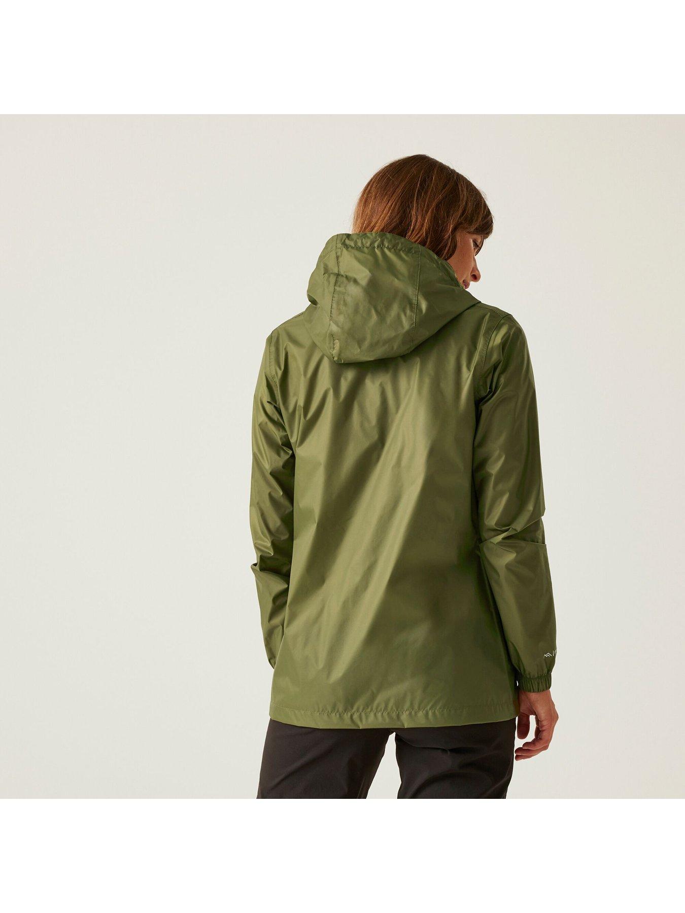  image of regatta-womens-wmn-pk-it-jkt-iii-pack-away-waterproof-shell-jacket-green