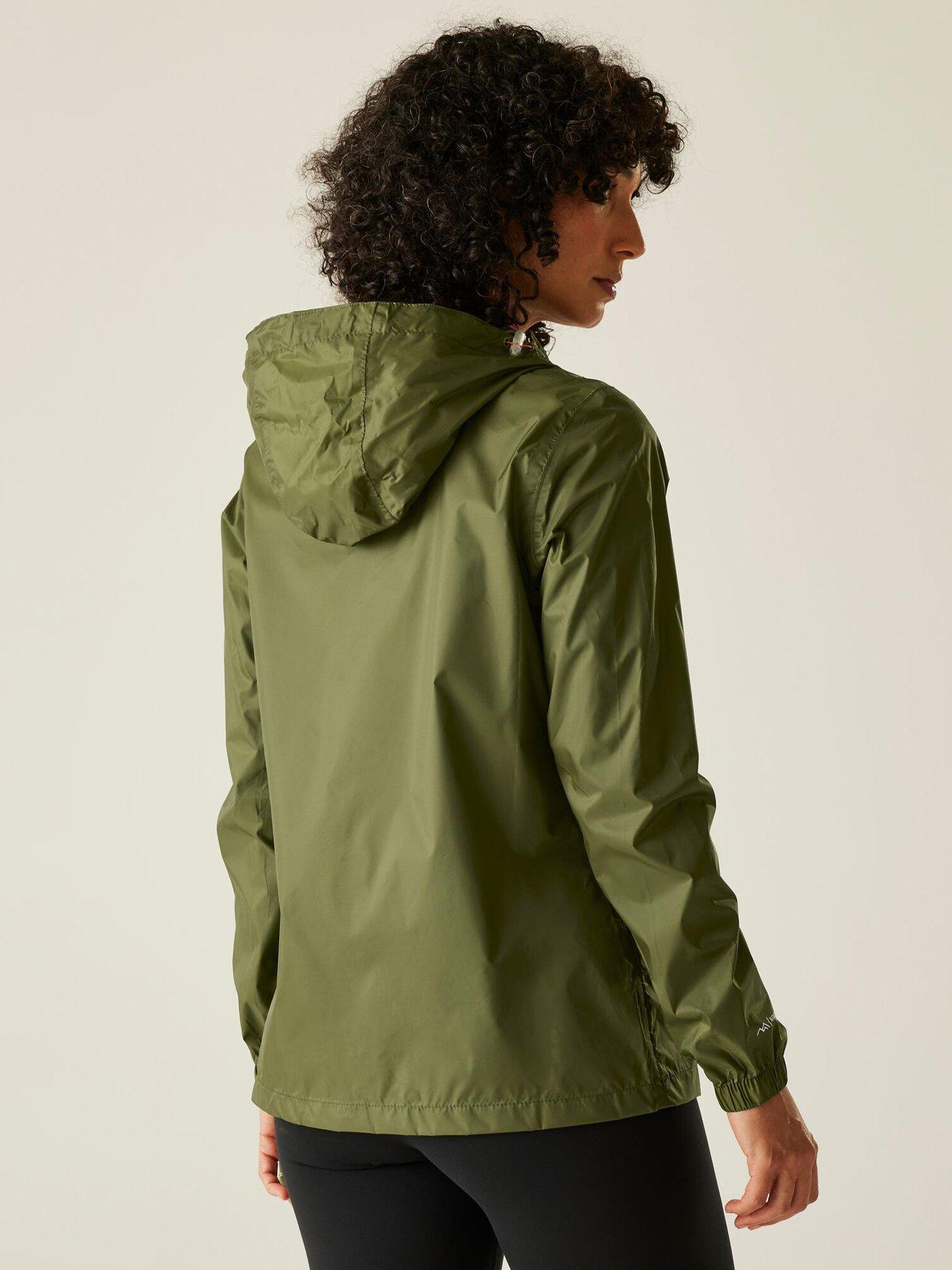Image 2 of 7 of Regatta Womens Pack It Iii Waterproof Shell Jacket - Green