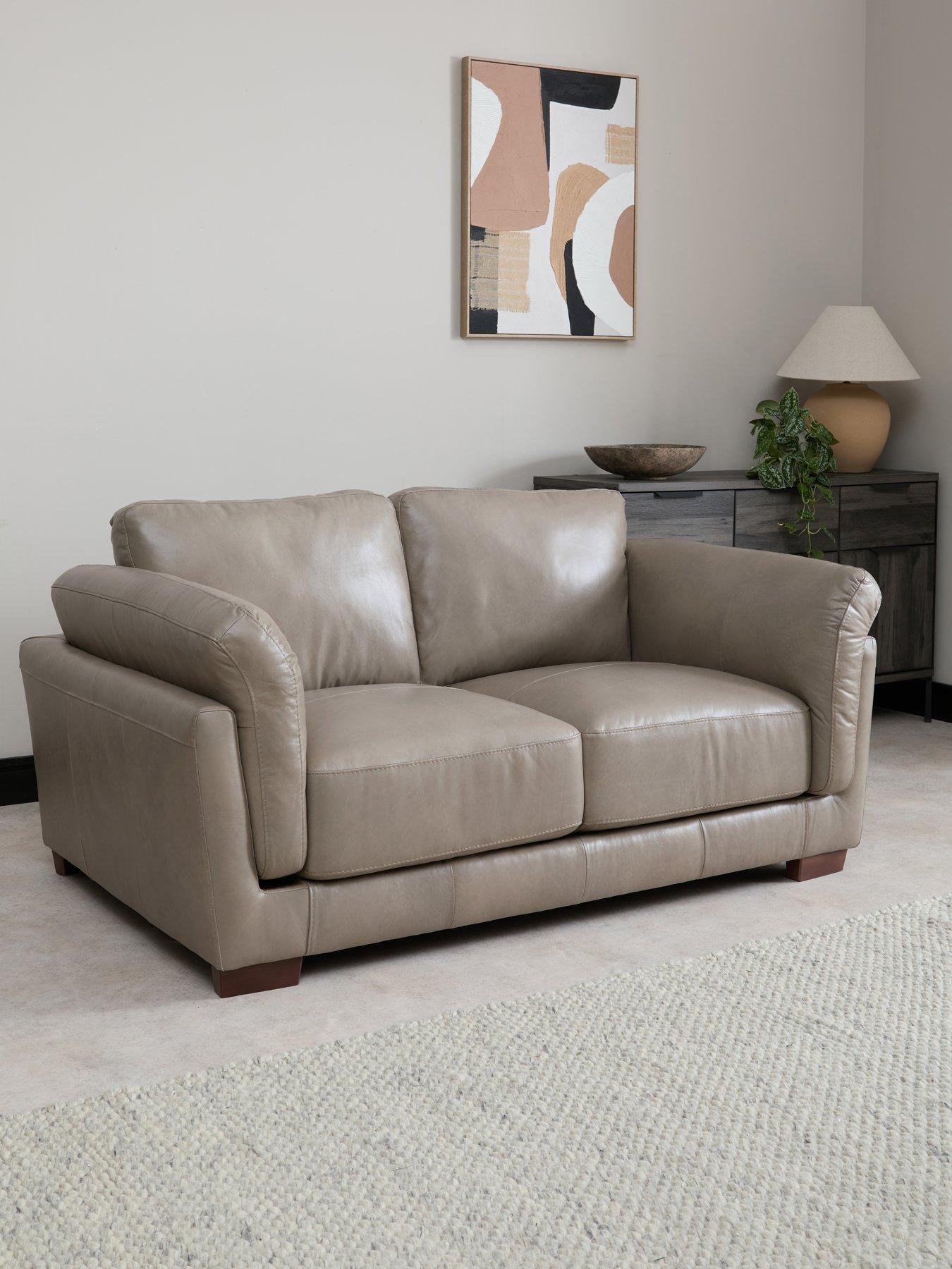 Image 1 of 5 of The Very Collection Morena Italian Leather 2 Seater Sofa - FSC&reg; Certified