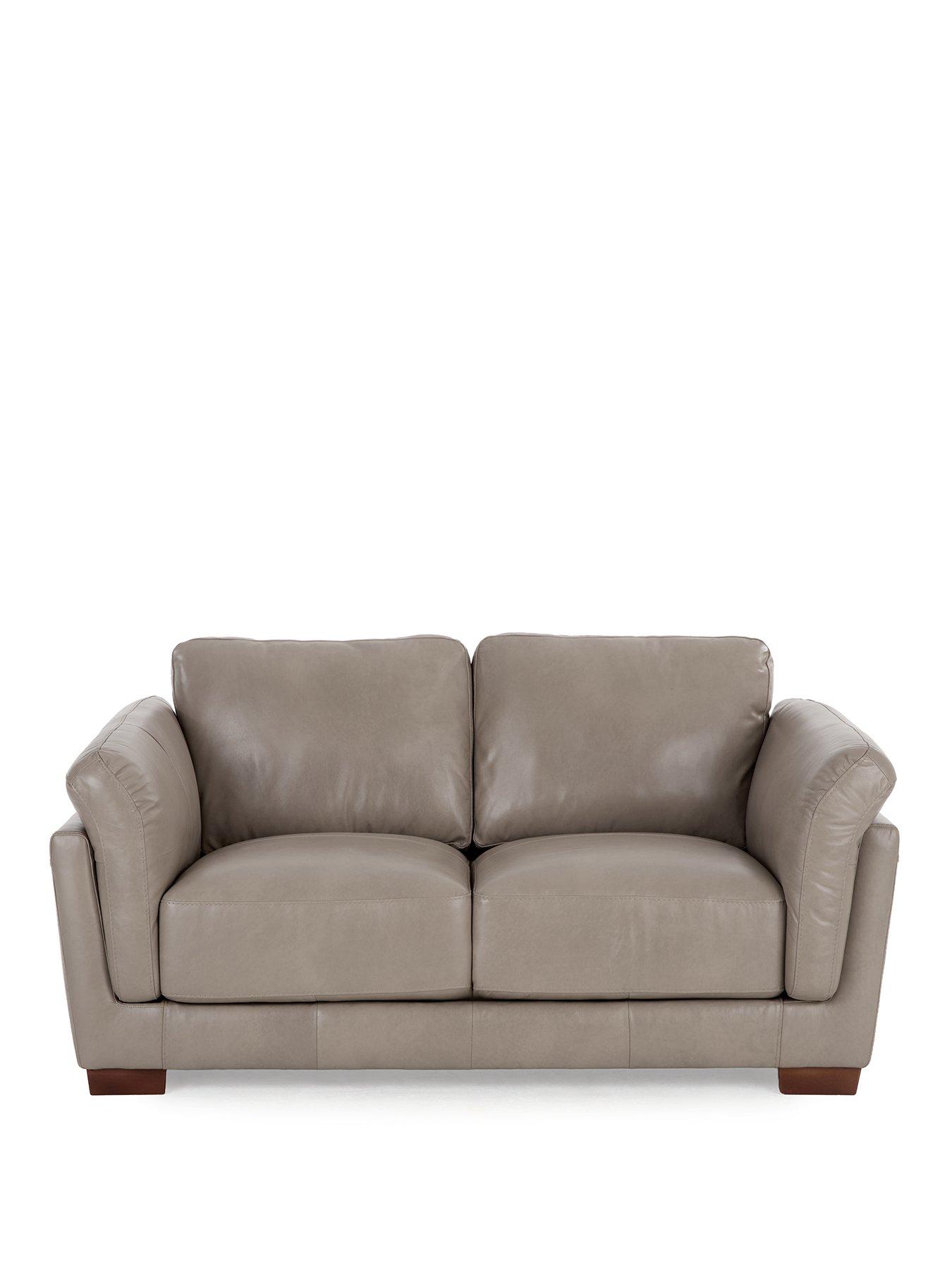Image 2 of 5 of The Very Collection Morena Italian Leather 2 Seater Sofa - FSC&reg; Certified