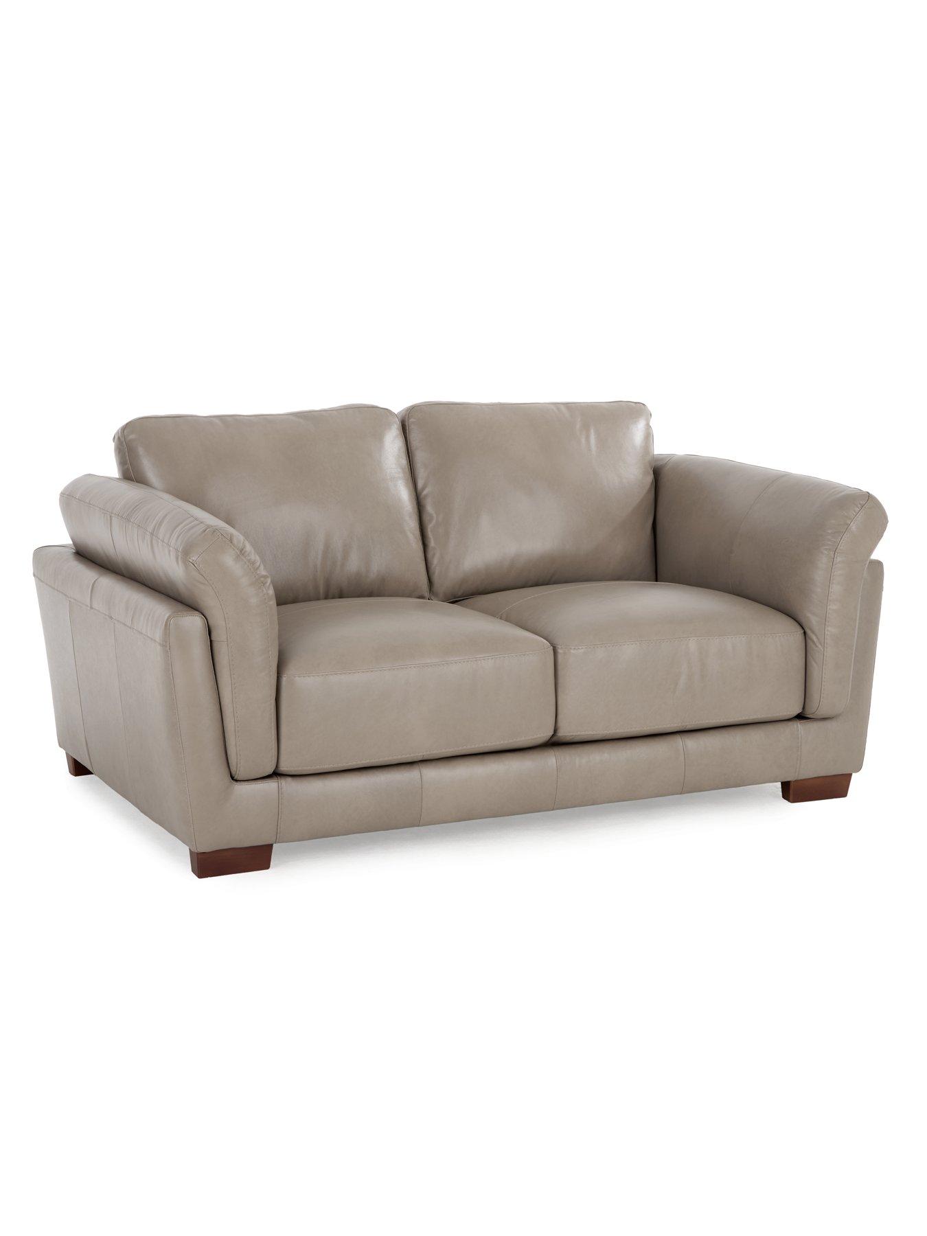 Image 3 of 5 of The Very Collection Morena Italian Leather 2 Seater Sofa - FSC&reg; Certified