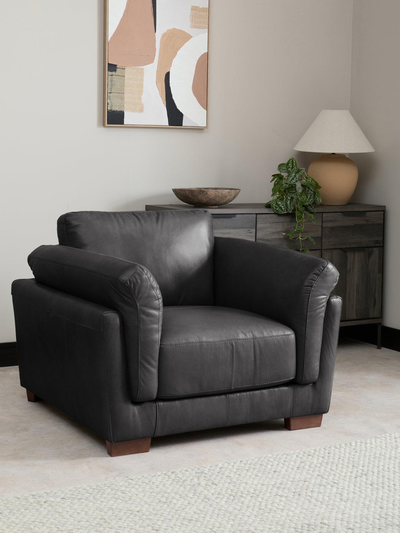 The Very Collection Morena Italian Leather Armchair - FSC® Certified