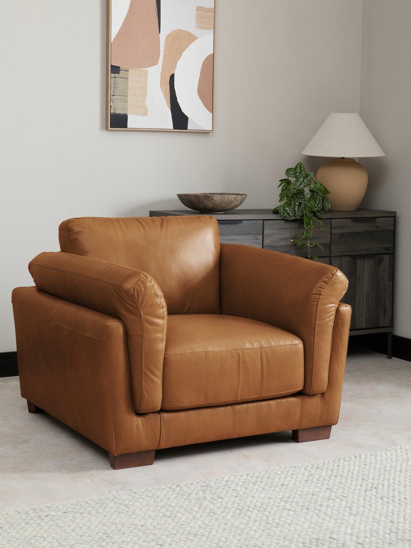 The Very Collection Morena Italian Leather Armchair - FSC® Certified