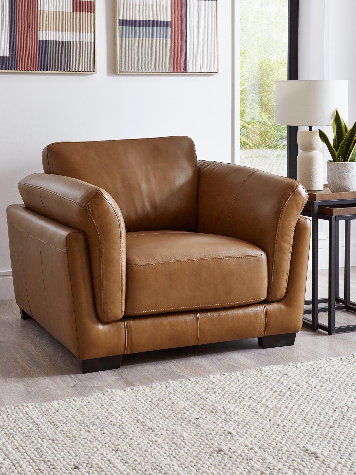 Very Home Morena Standard Back Leather Chair