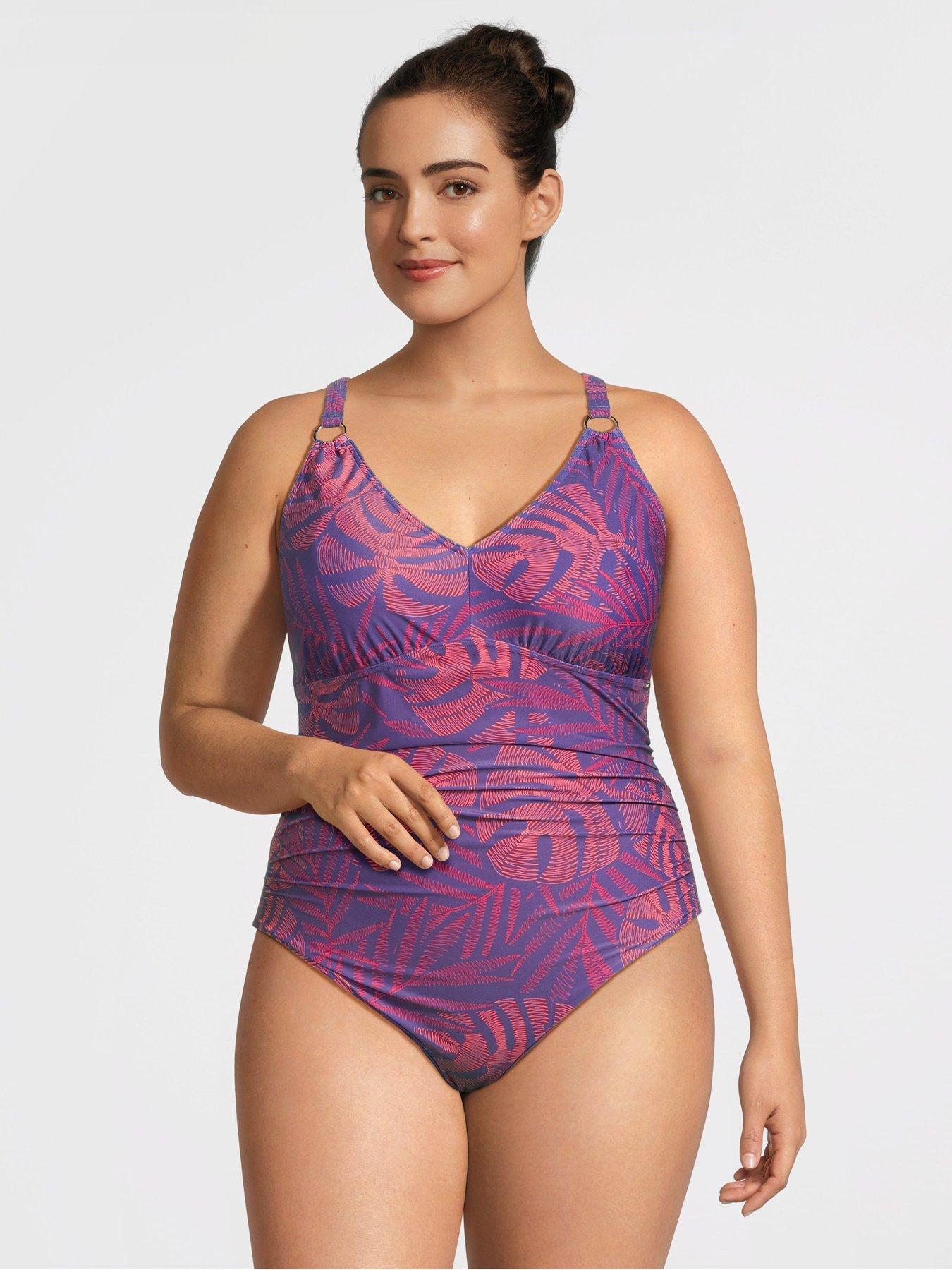  image of speedo-womens-plus-size-shaping-printed-v-neck-1-piece-hapuna