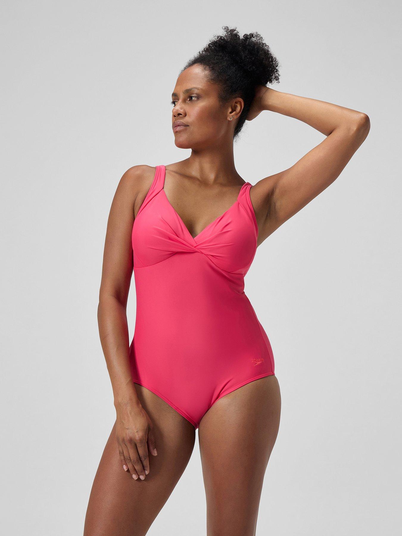 speedo-womens-shaping-cross-knot-1-piece-pink