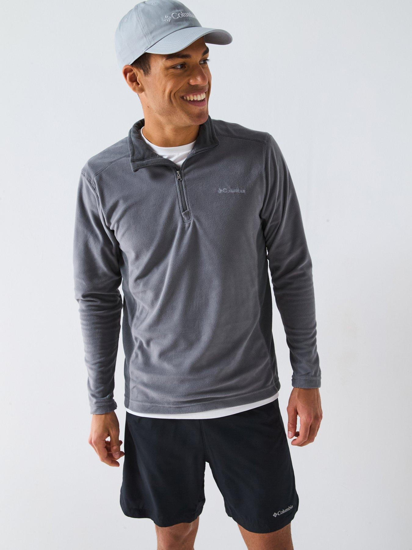  image of columbia-mens-klamath-range-2-half-zip-fleece-grey