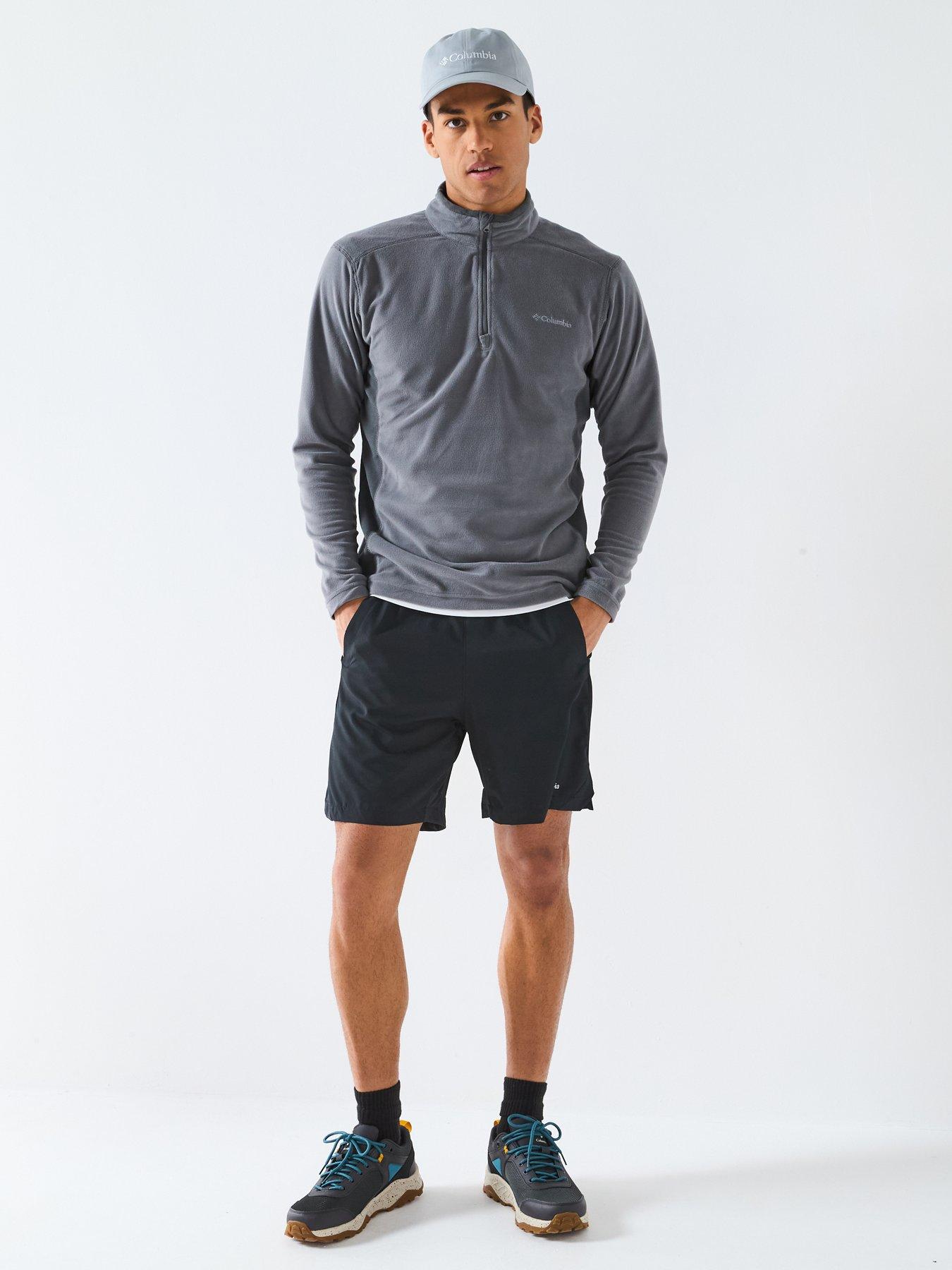  image of columbia-mens-klamath-range-2-half-zip-fleece-grey