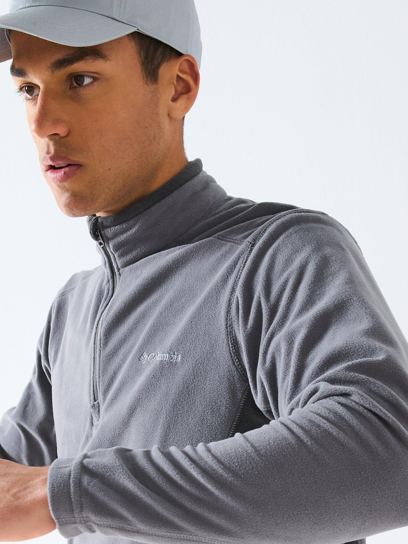 image of columbia-mens-klamath-range-2-half-zip-fleece-grey