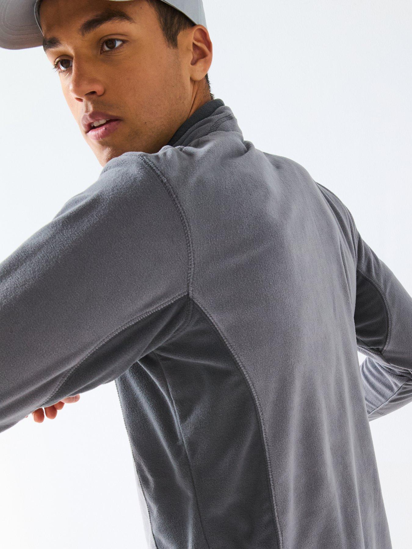  image of columbia-mens-klamath-range-2-half-zip-fleece-grey