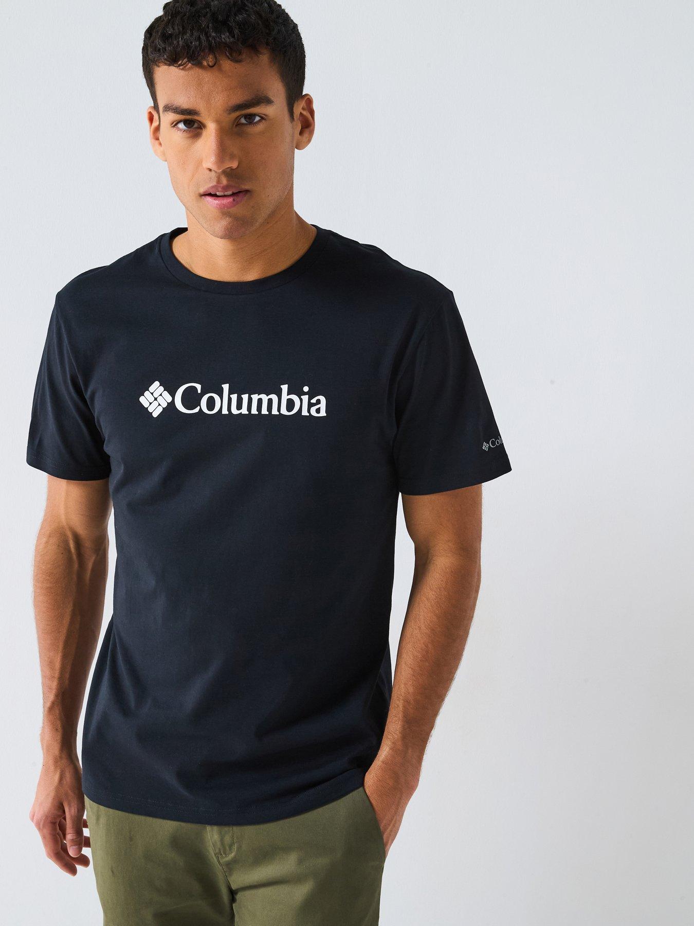 Image 1 of 6 of Columbia Mens Csc Basic Logo Short Sleeve T-shirt - Black