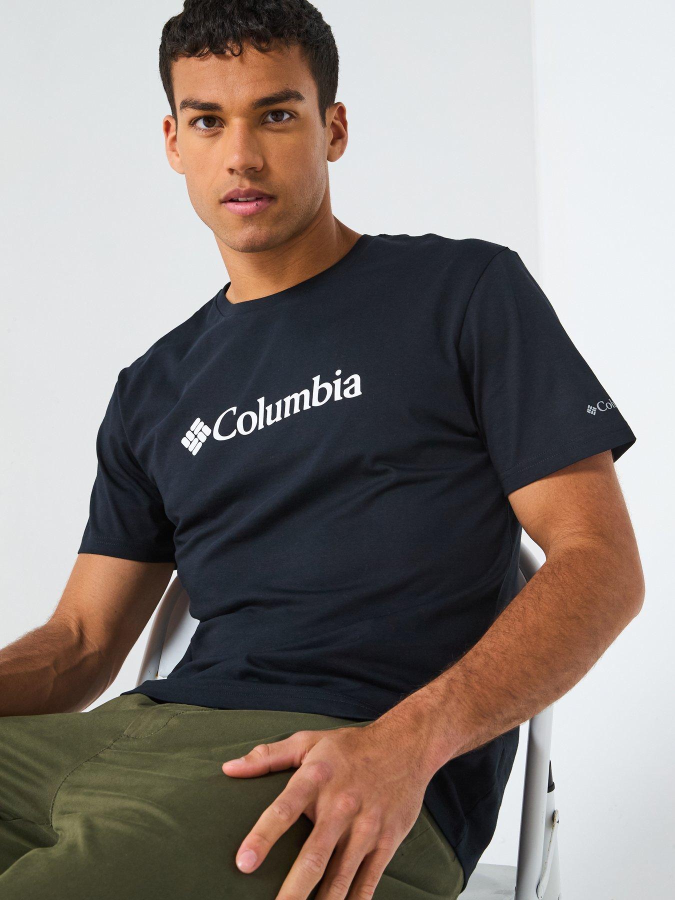 Image 4 of 6 of Columbia Mens Csc Basic Logo Short Sleeve T-shirt - Black