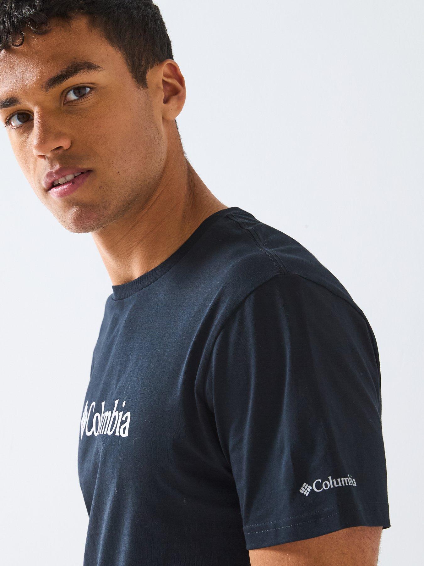 Image 5 of 6 of Columbia Mens Csc Basic Logo Short Sleeve T-shirt - Black