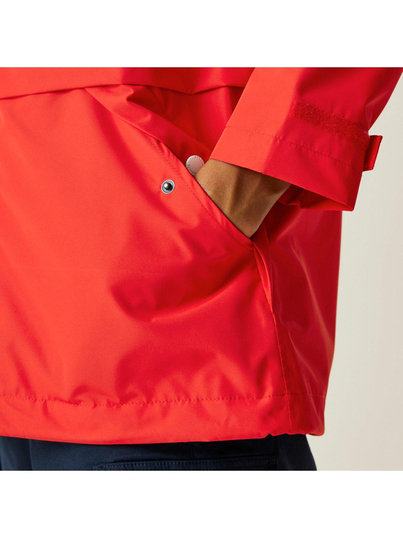 image of regatta-womens-baylettaii-waterproof-shell-jacket--red