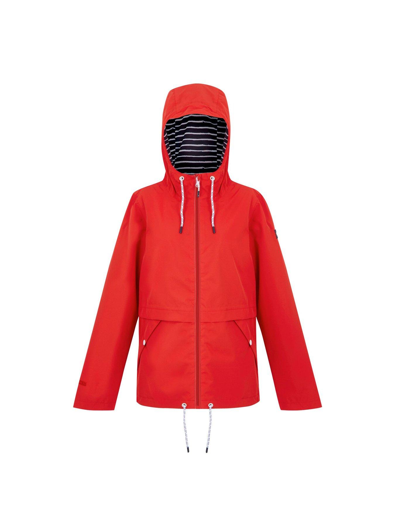  image of regatta-womens-baylettaii-waterproof-shell-jacket--red