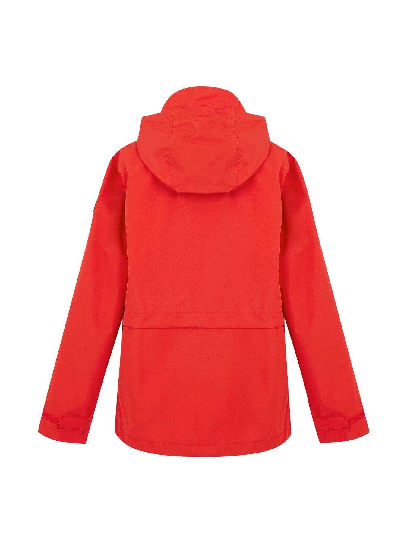  image of regatta-womens-baylettaii-waterproof-shell-jacket--red