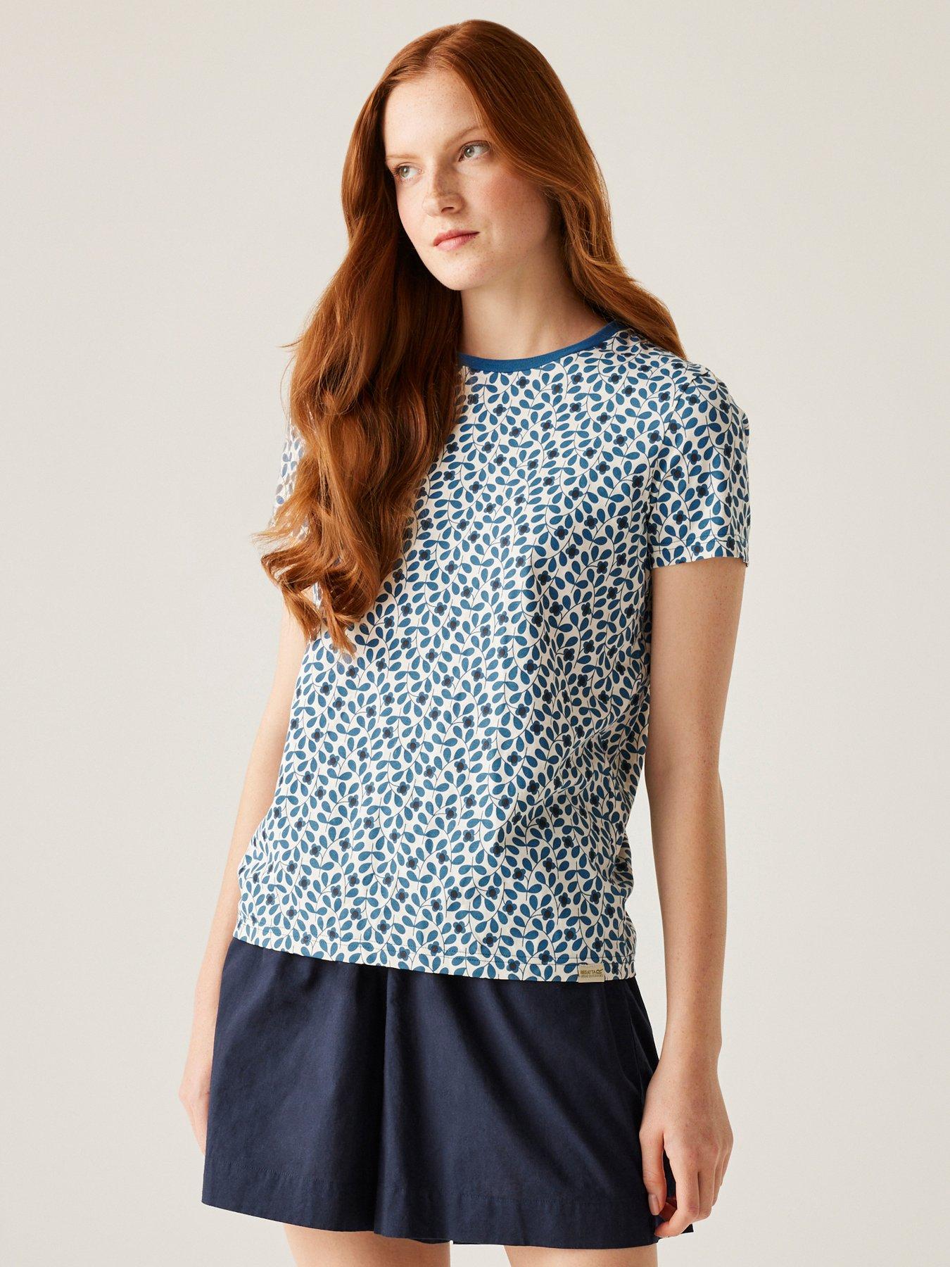 undefined Womens Orla T Shirt- Blue